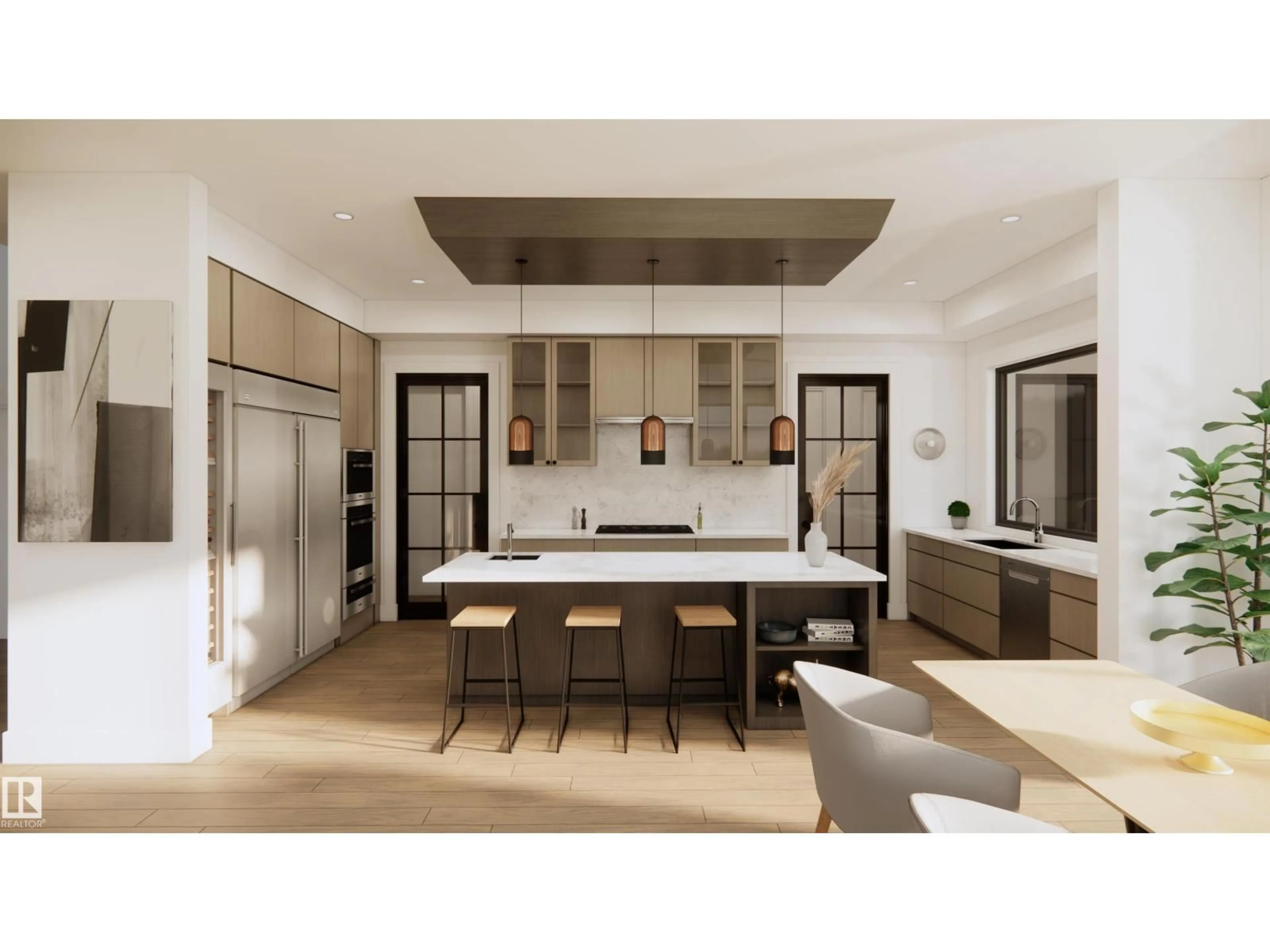 Contemporary kitchen, unknown for 9804 143 ST, Edmonton Alberta T5N2R5