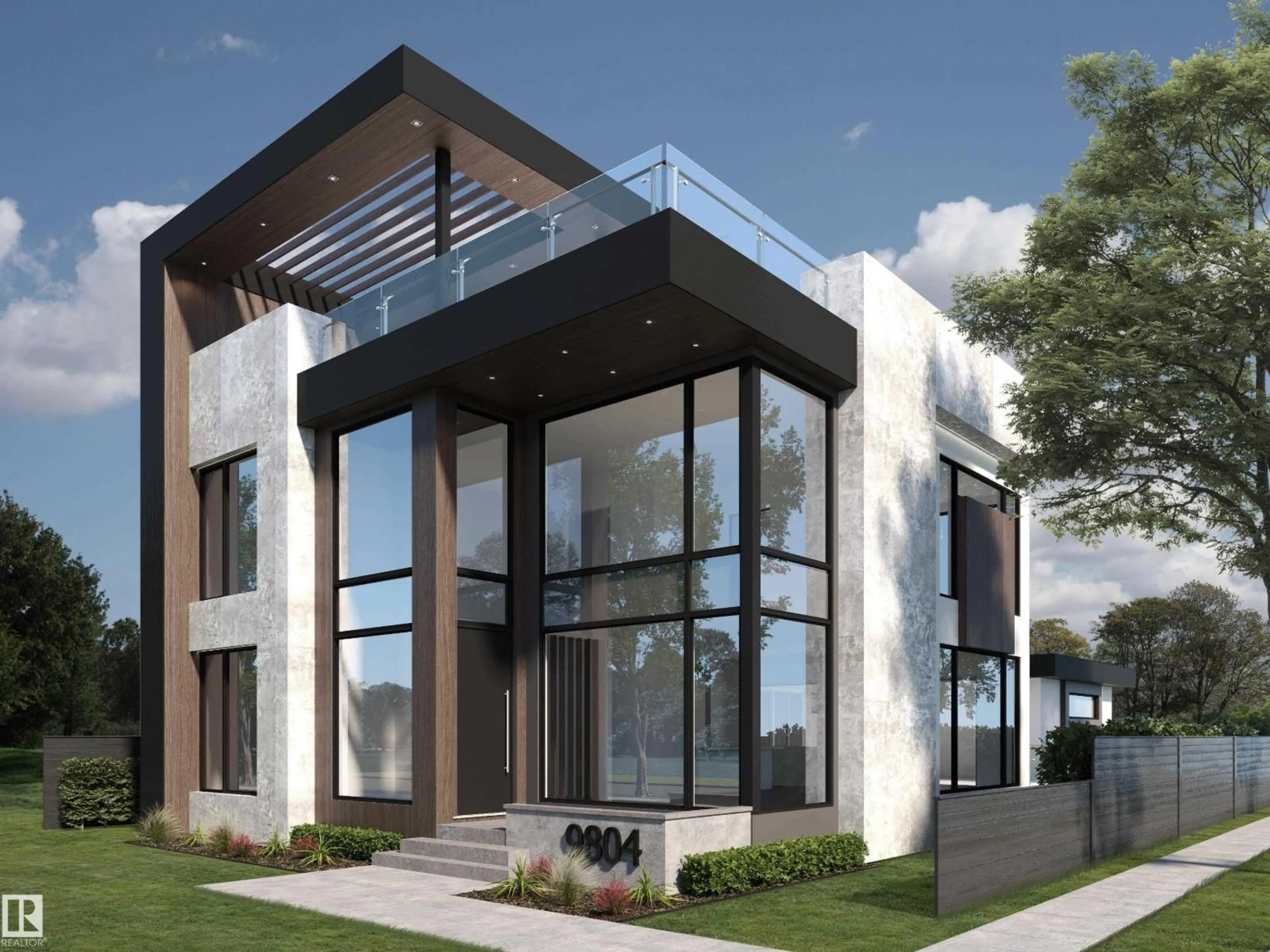 Home with brick exterior material, building for 9804 143 ST, Edmonton Alberta T5N2R5