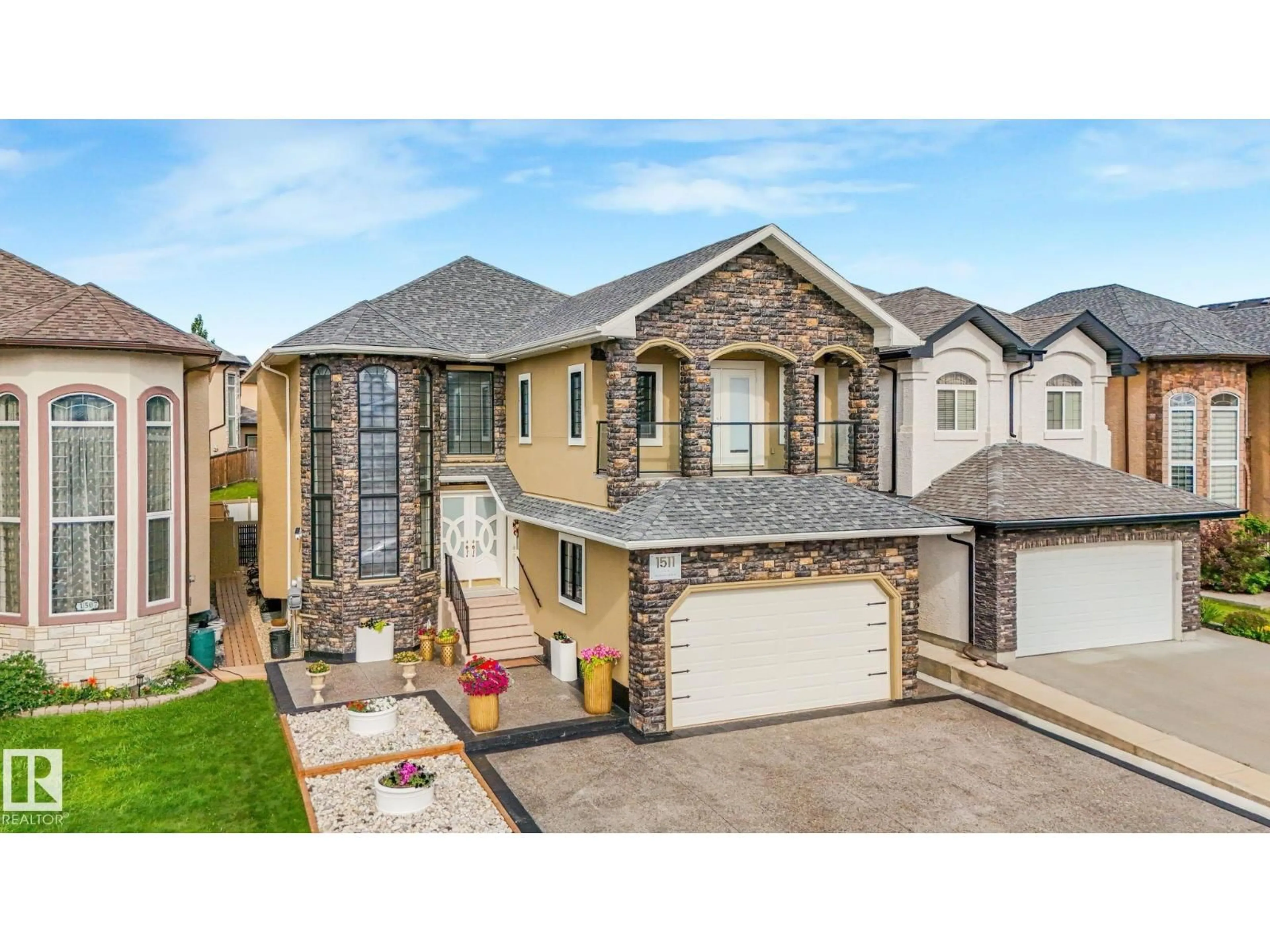 Home with brick exterior material, street for SW - 1511 68 ST, Edmonton Alberta T6X0G8