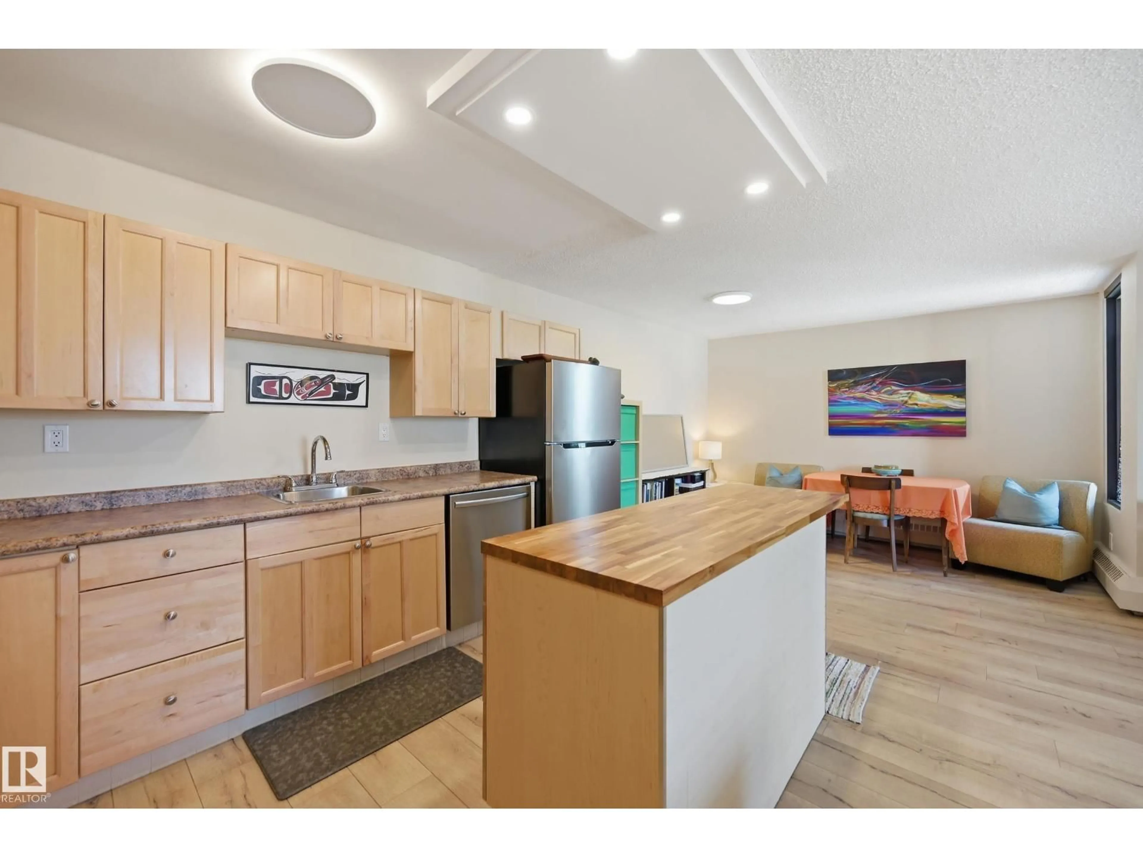 Open concept kitchen, unknown for 601 - 10125 109 ST, Edmonton Alberta T5J3P1