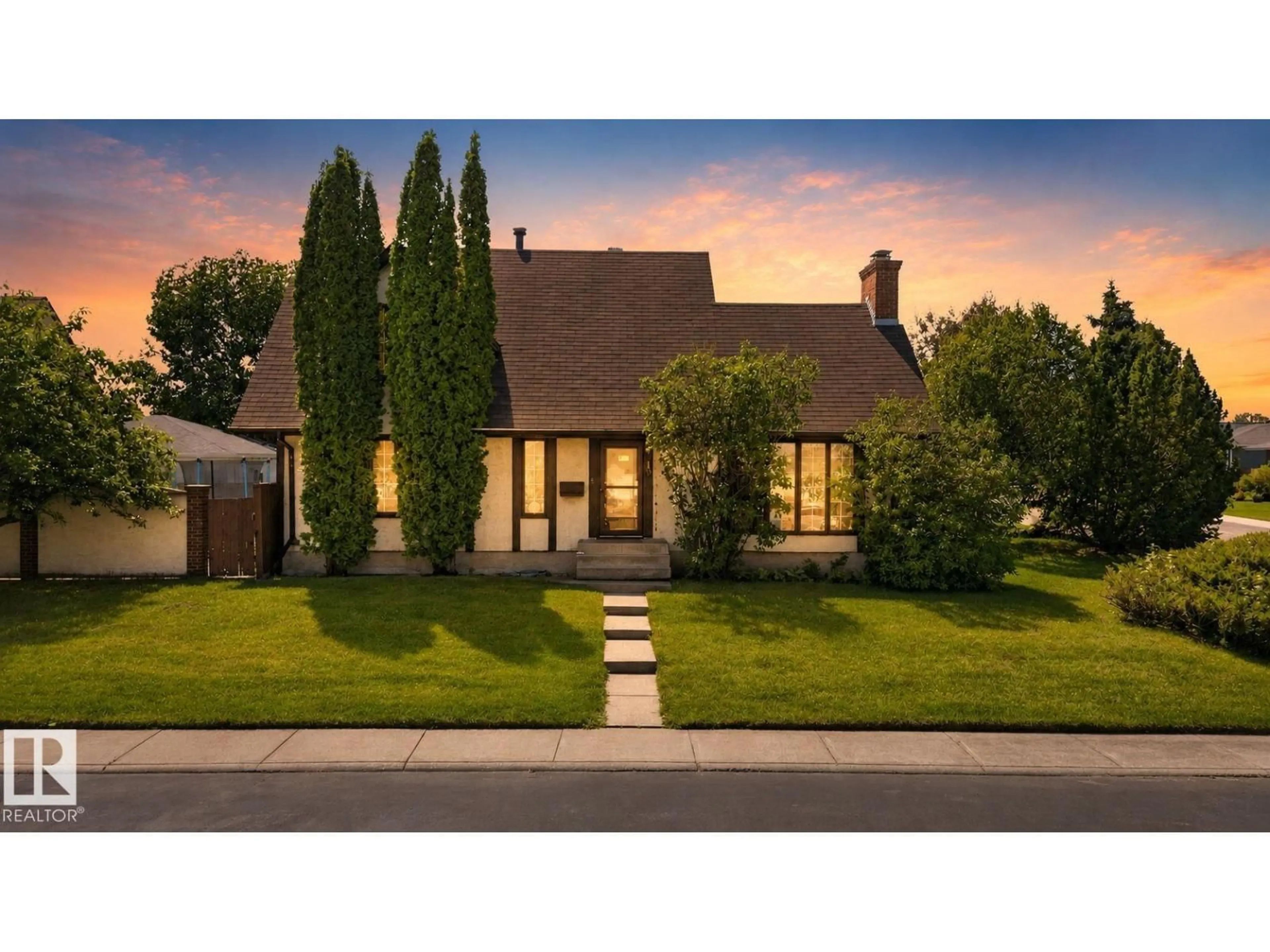 Home with brick exterior material, street for 7819 22 AV, Edmonton Alberta T6K2M6