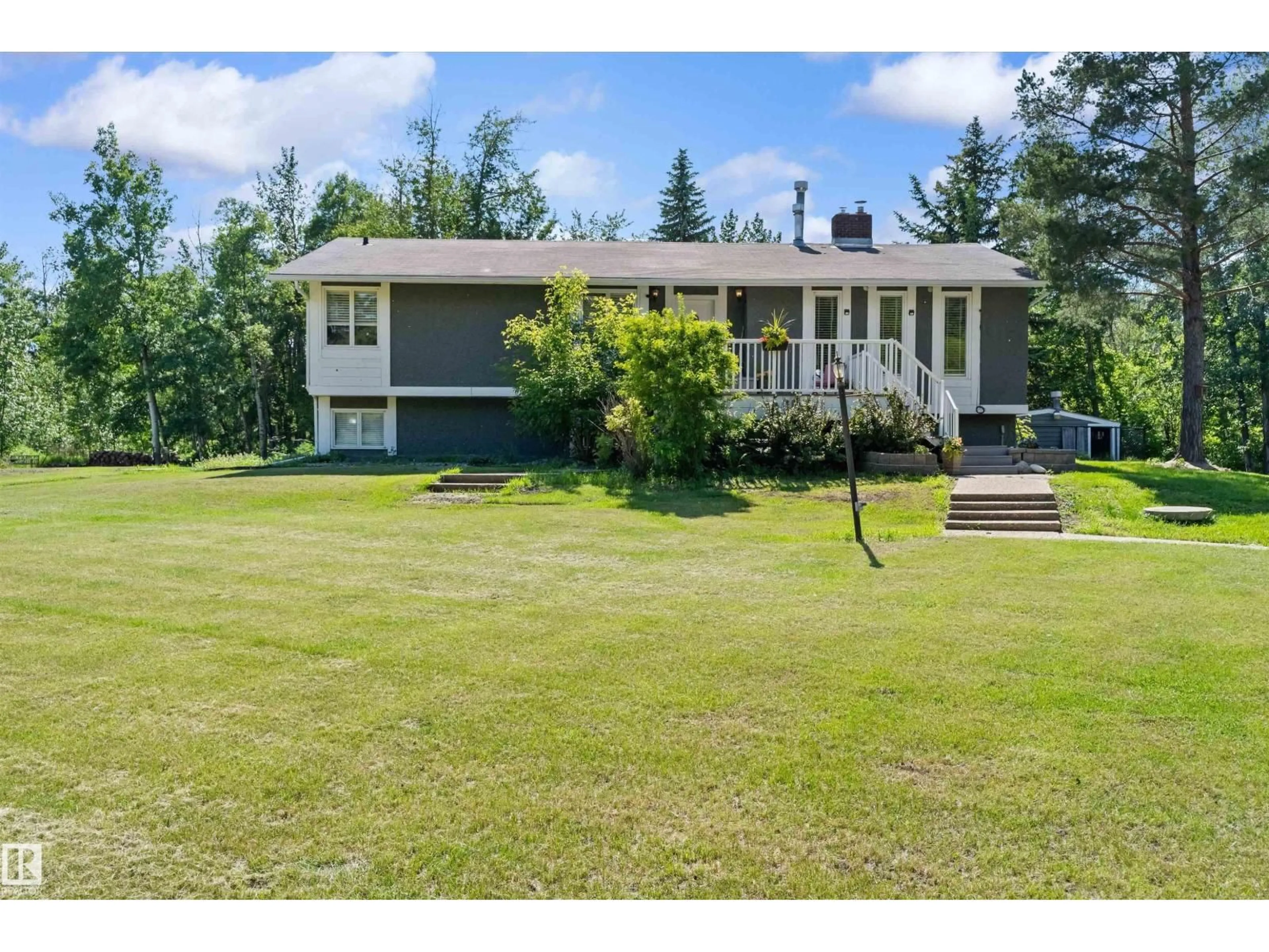 A pic from outside/outdoor area/front of a property/back of a property/a pic from drone, unknown for 29 TWP ROAD 512 A, Rural Parkland County Alberta T7Y1A8