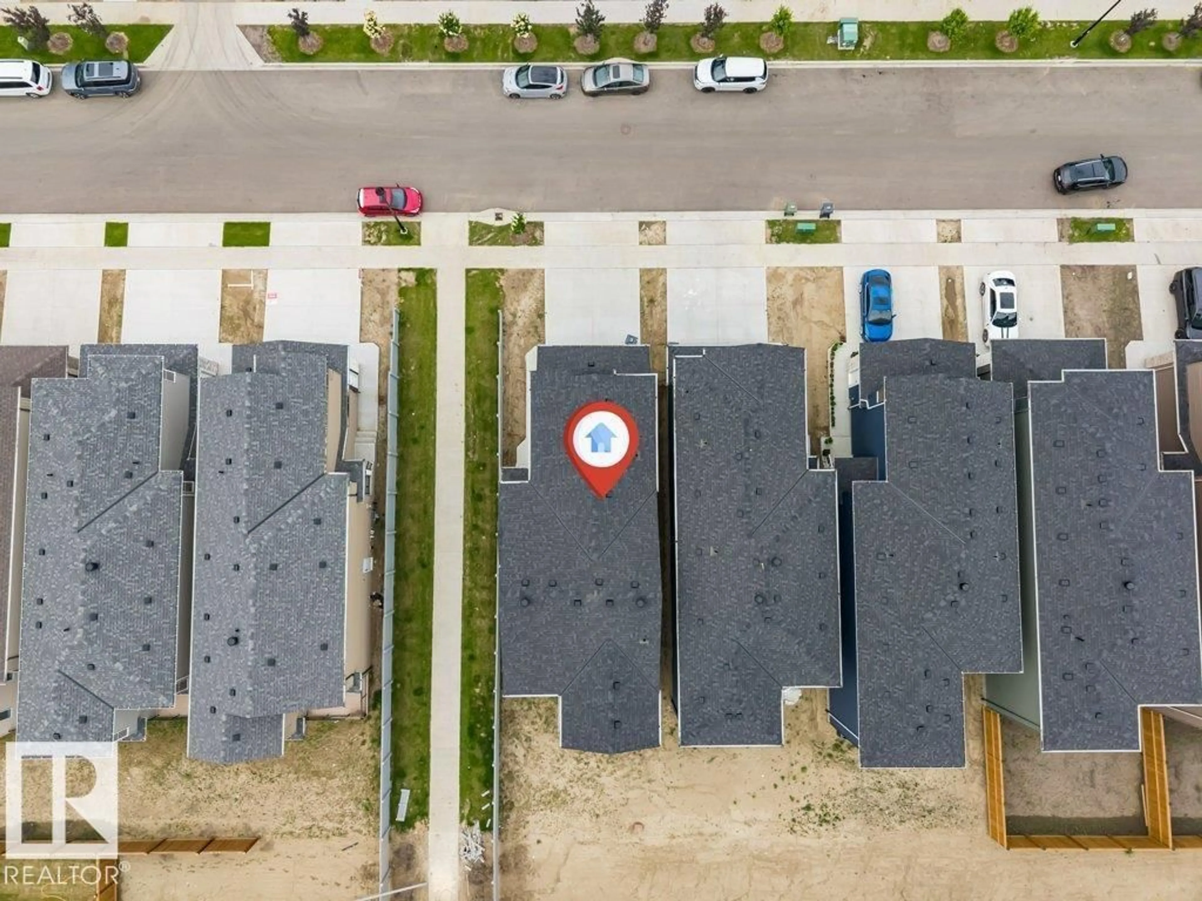 A pic from outside/outdoor area/front of a property/back of a property/a pic from drone, street for 3525 42 AVE, Beaumont Alberta T4X3G4