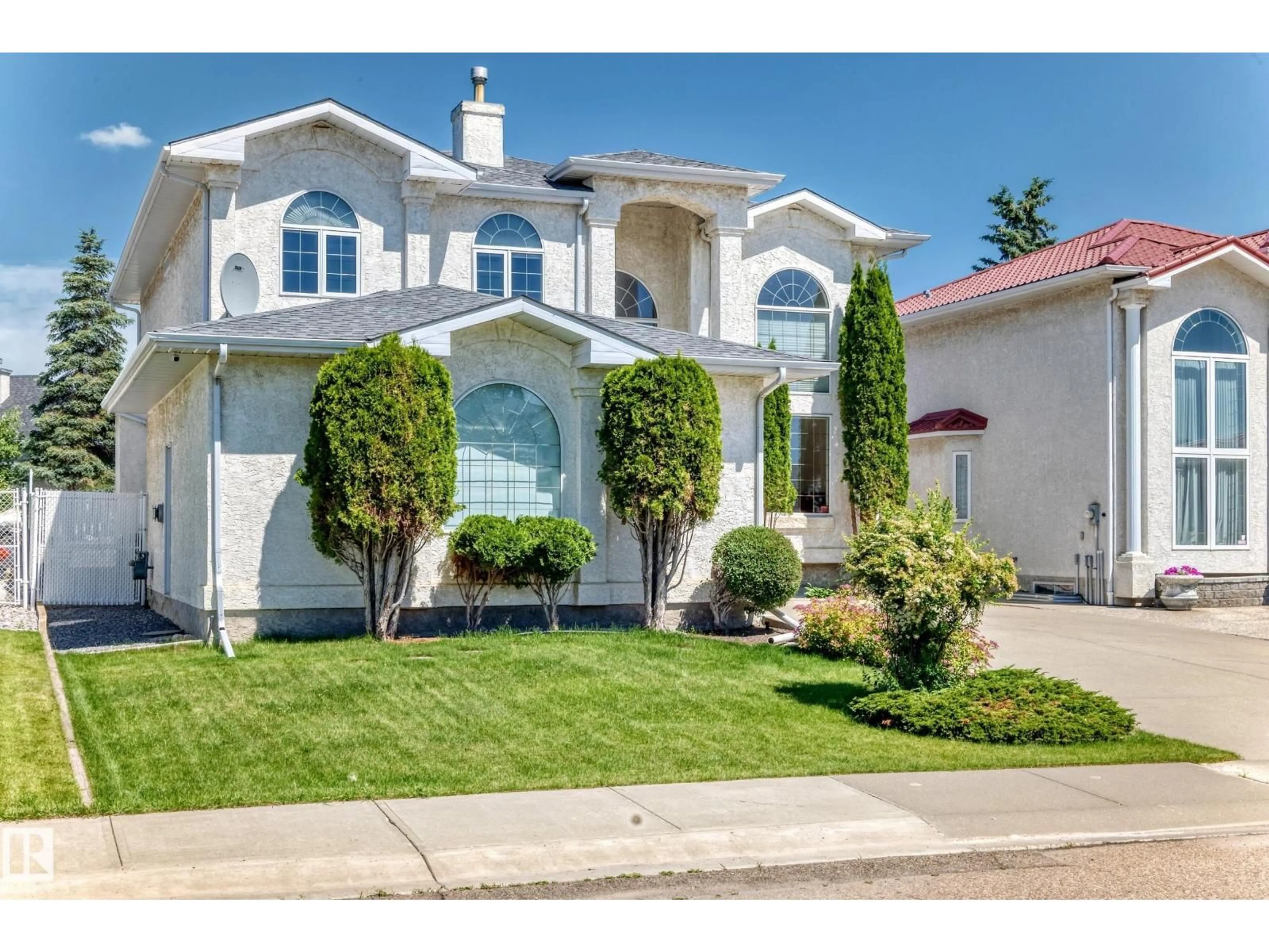 Home with vinyl exterior material, street for 8820 158 AV, Edmonton Alberta T5Z3E1