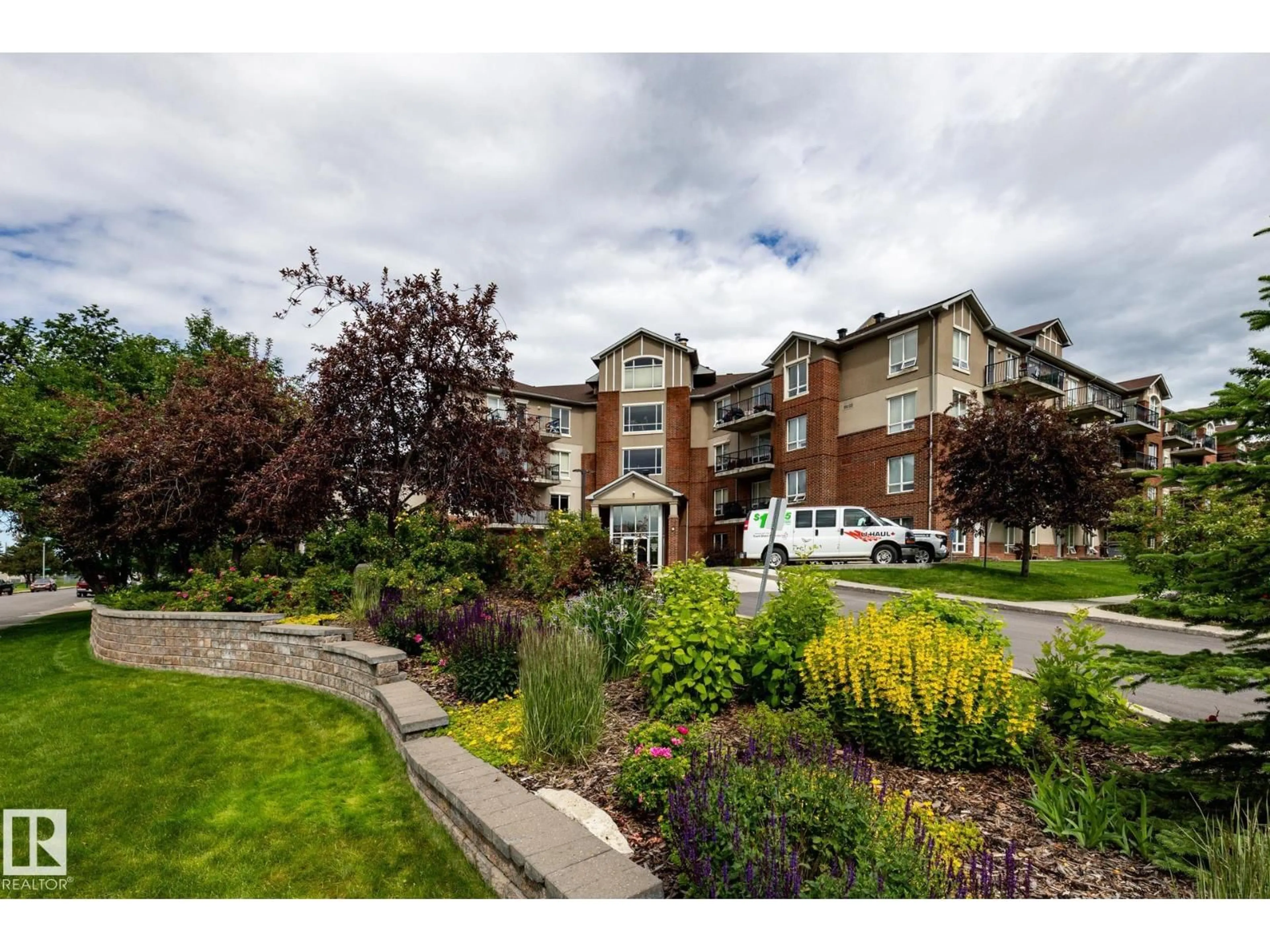 A pic from outside/outdoor area/front of a property/back of a property/a pic from drone, unknown for #416 - 6220 134 AV, Edmonton Alberta T5A0A8