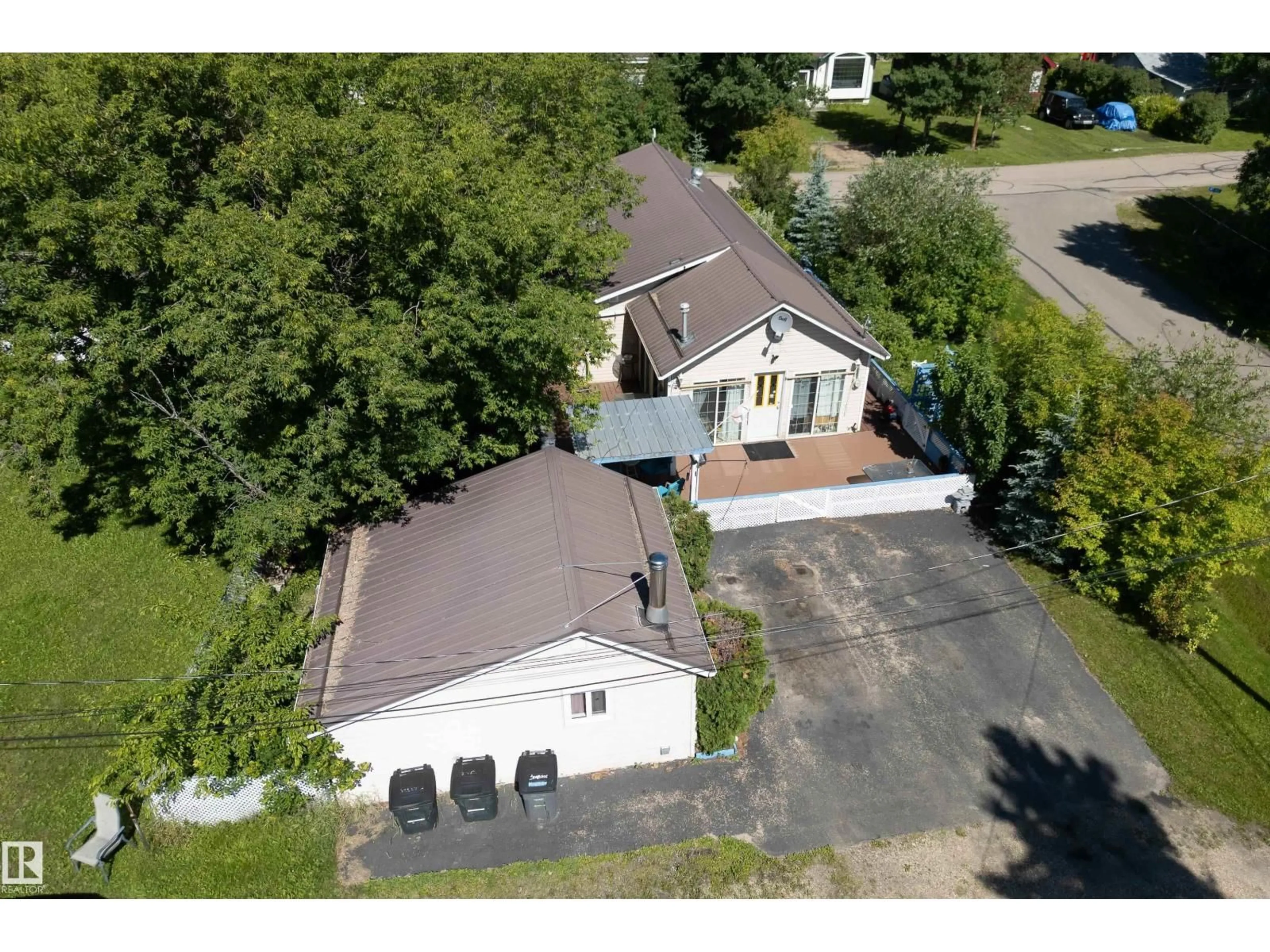A pic from outside/outdoor area/front of a property/back of a property/a pic from drone, street for 5219 49 AV, Rural Lac Ste. Anne County Alberta T0E0A0