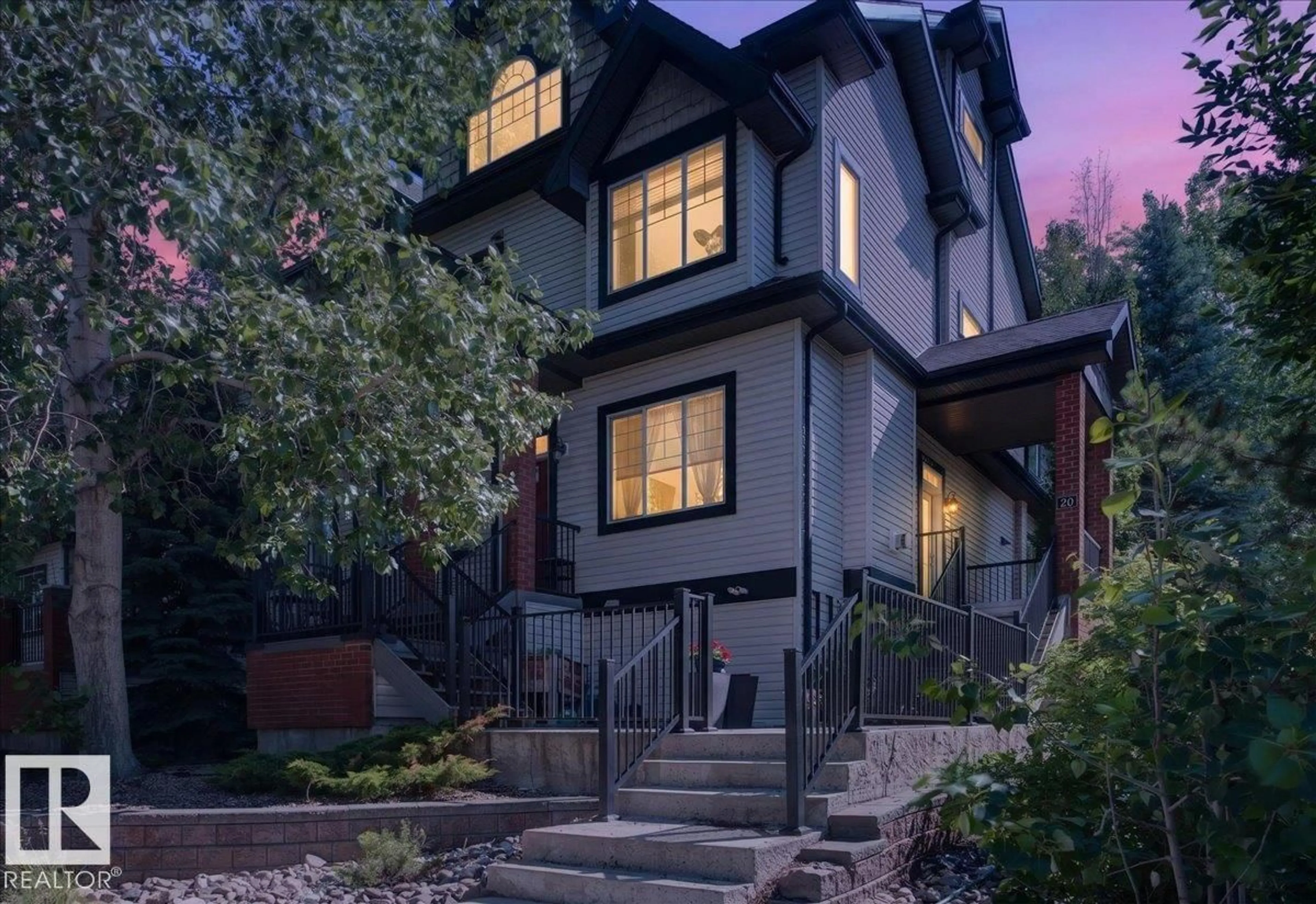 Home with brick exterior material, street for 4821 - 20 TERWILLEGAR CM NW, Edmonton Alberta T6R0C5