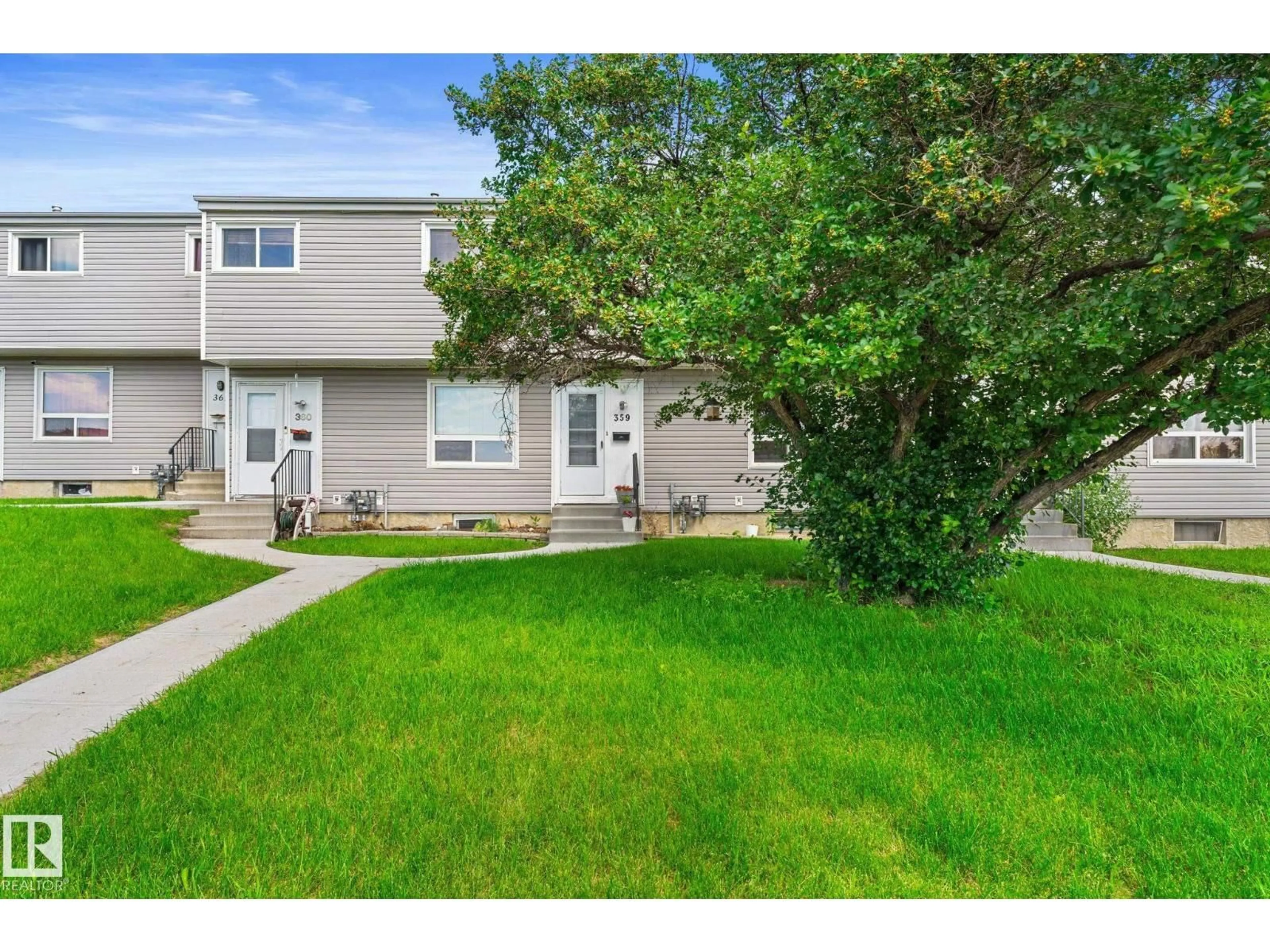 A pic from outside/outdoor area/front of a property/back of a property/a pic from drone, street for NW - 359 NORTHGATE TC, Edmonton Alberta T5E3E3