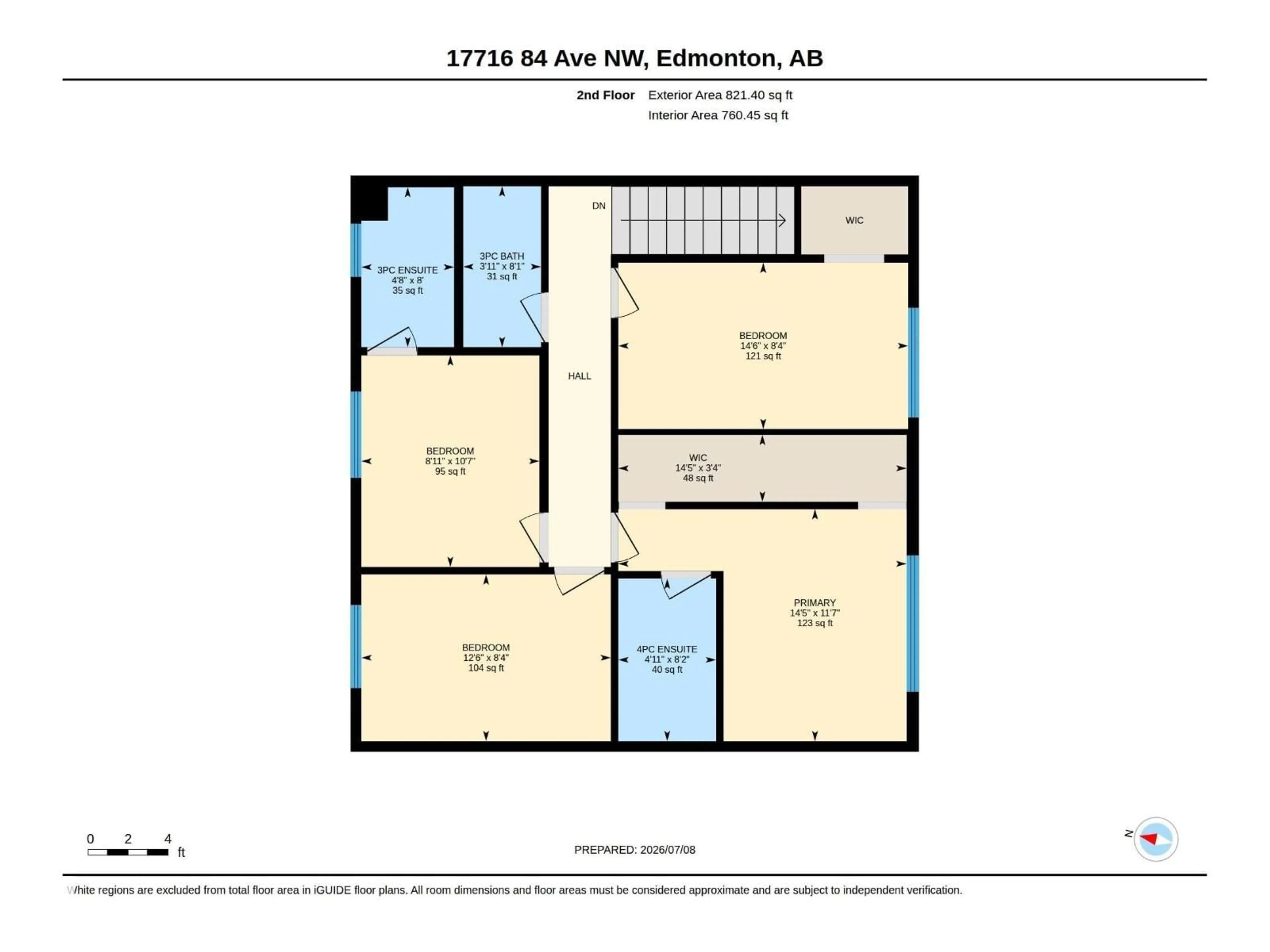 Floor plan for 17716 84 AV NW, Edmonton Alberta T5T0N4