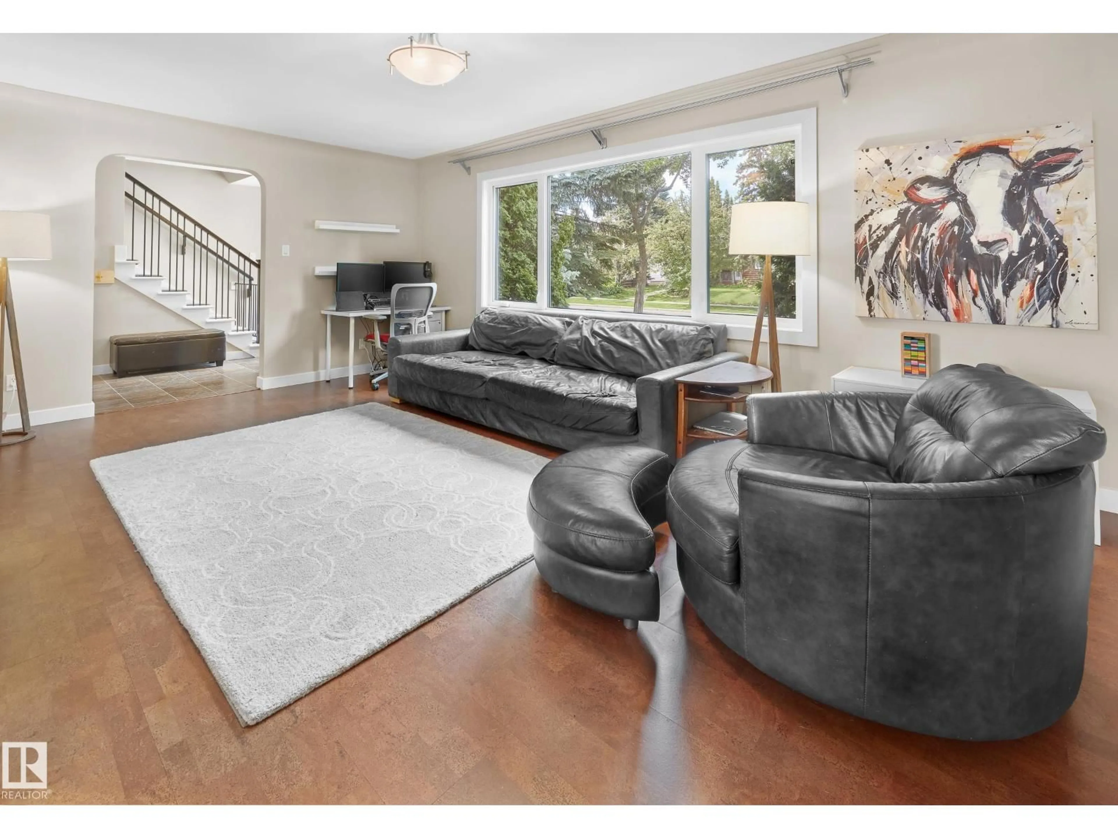 Living room with furniture, unknown for 9717 143 ST, Edmonton Alberta T5N2R3