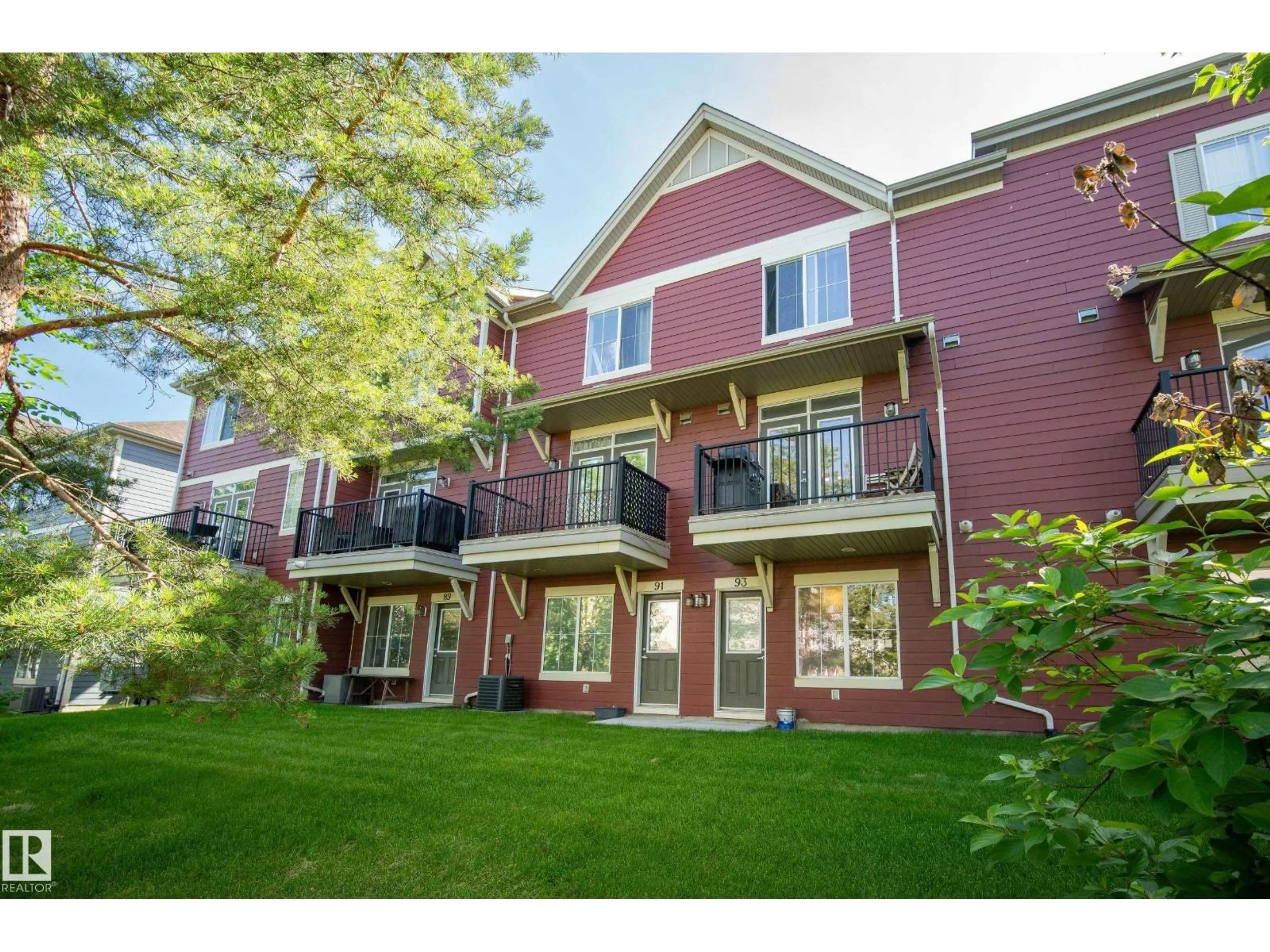 Patio, water/lake/river/ocean view for 603 - 93 WATT BV, Edmonton Alberta T6X0P3