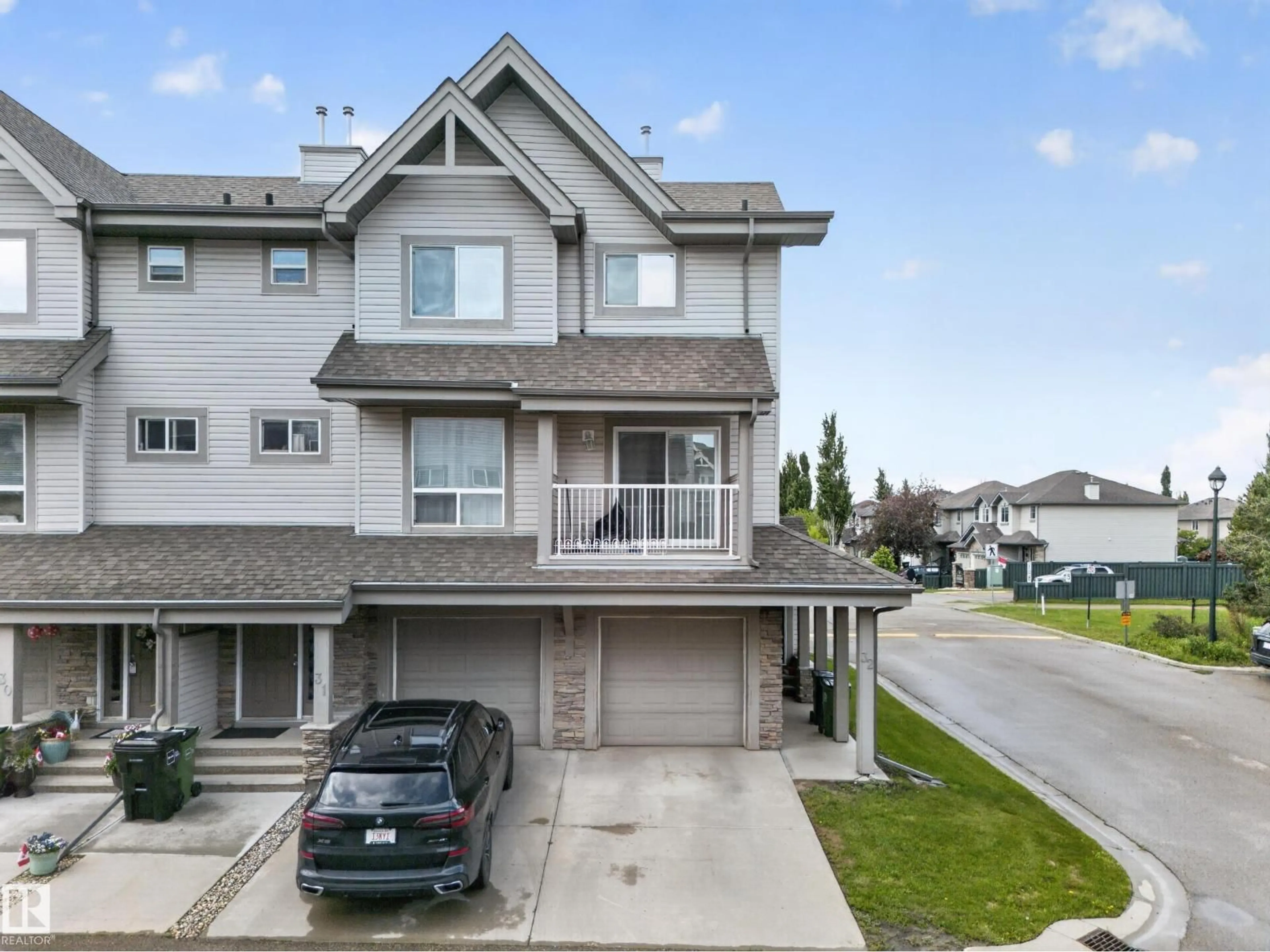 A pic from outside/outdoor area/front of a property/back of a property/a pic from drone, street for #32 - 12050 17 AV, Edmonton Alberta T6W1X4