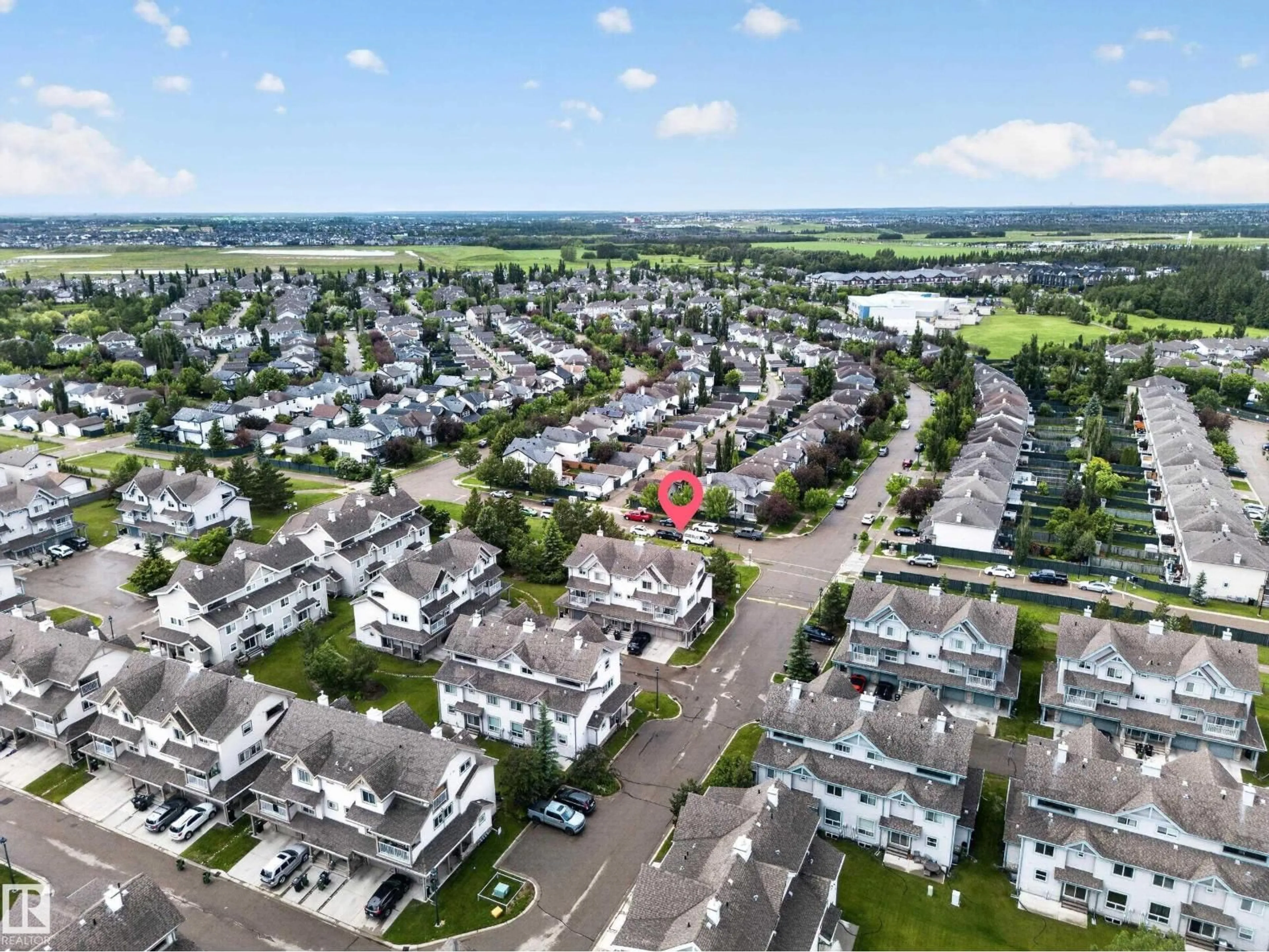 A pic from outside/outdoor area/front of a property/back of a property/a pic from drone, street for #32 - 12050 17 AV, Edmonton Alberta T6W1X4