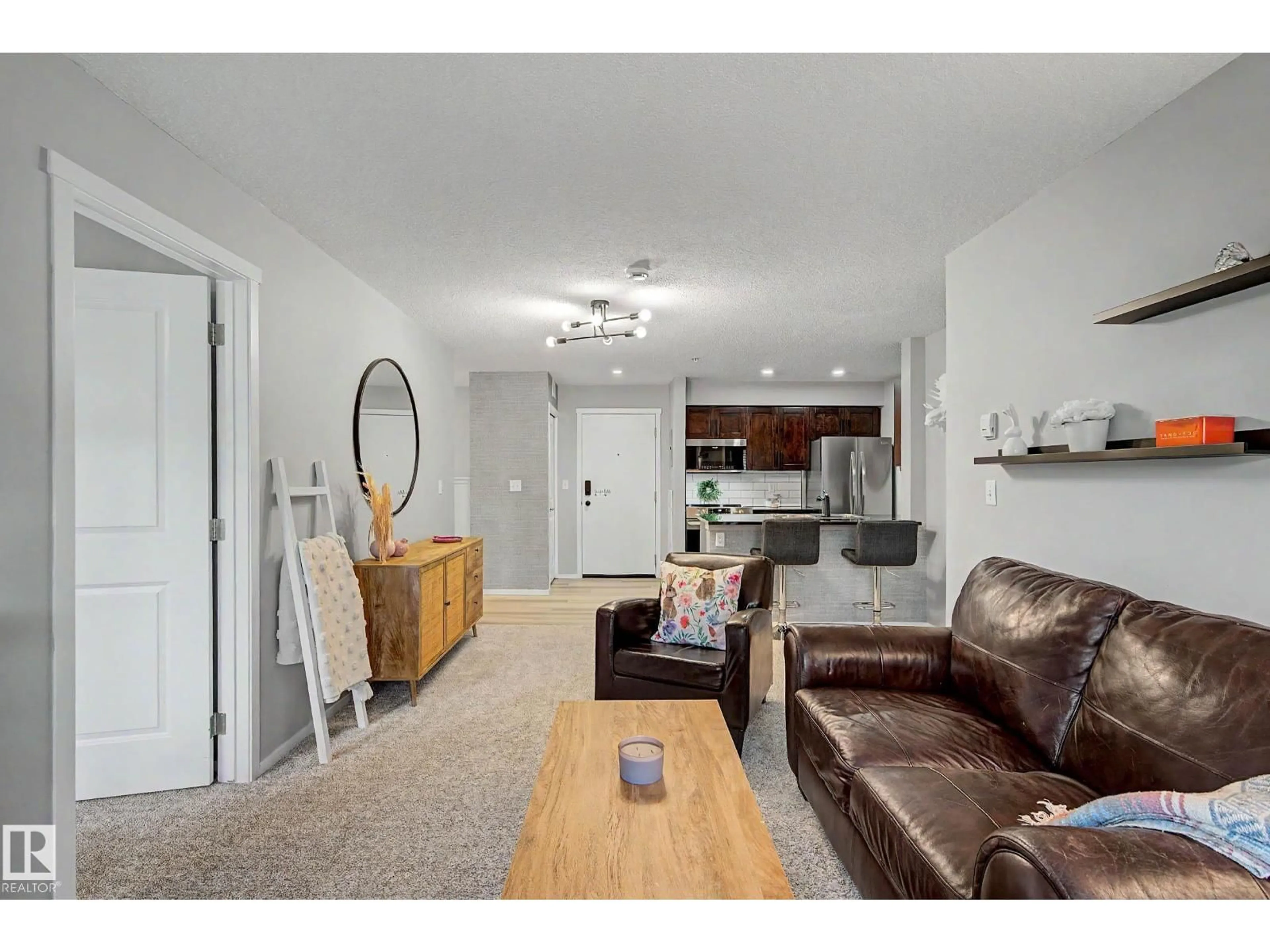 Living room with furniture, unknown for 105 - 5390 CHAPPELLE RD, Edmonton Alberta T6W3K7