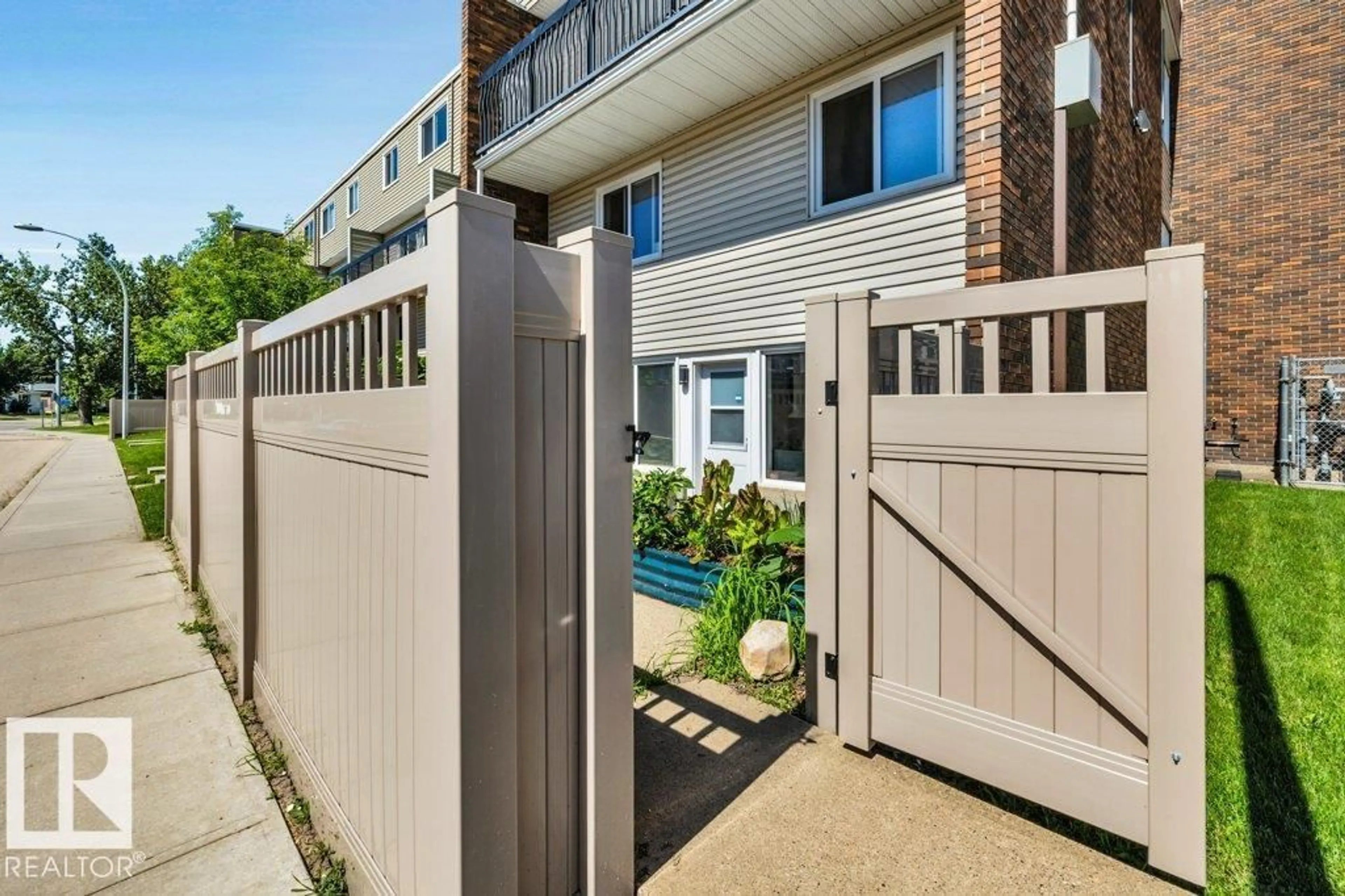Patio, street for #102 - 7805 159 ST, Edmonton Alberta T5R2E1