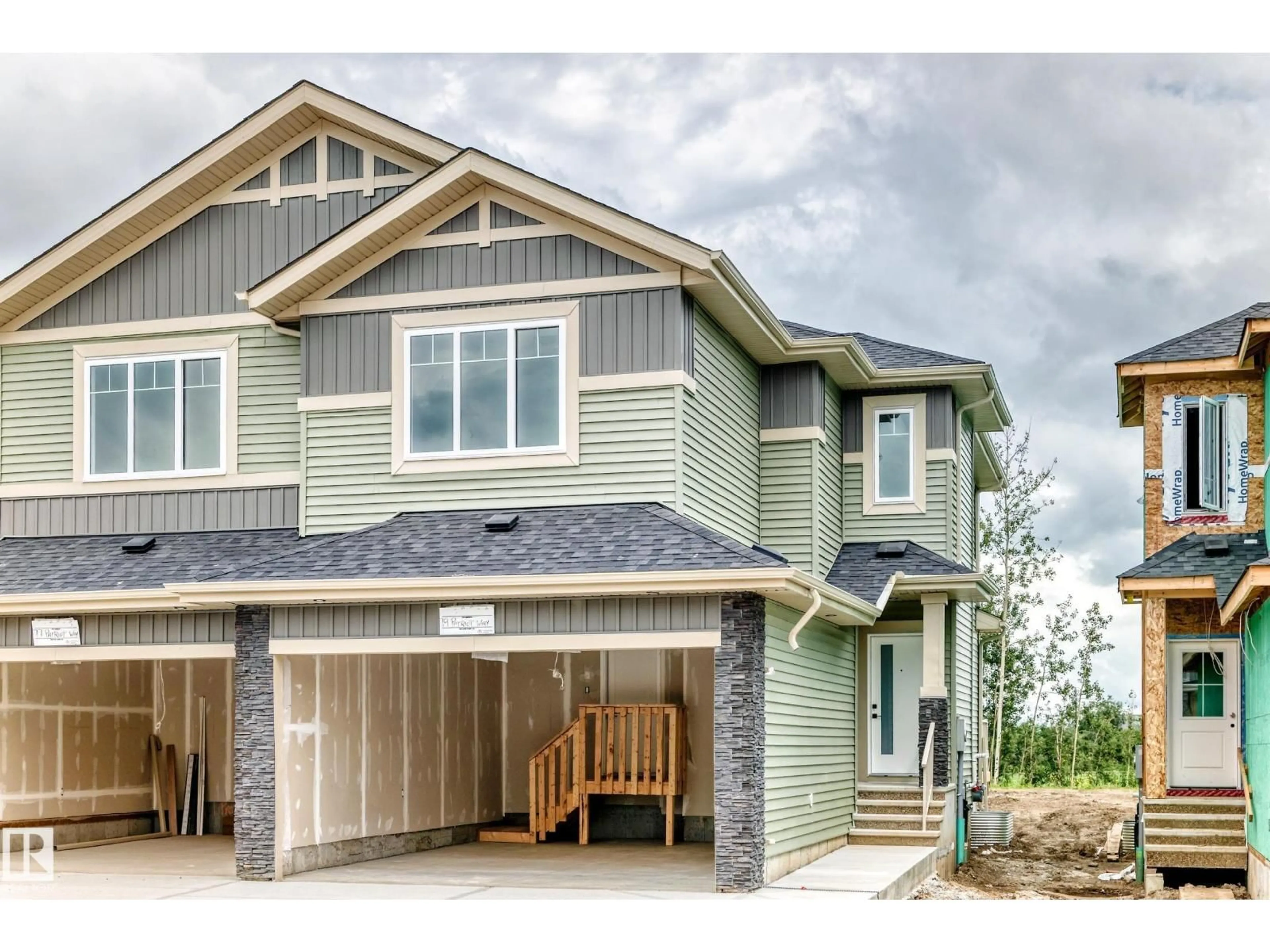 Home with vinyl exterior material, street for 79 PATRIOT WY, Spruce Grove Alberta T7X2W6