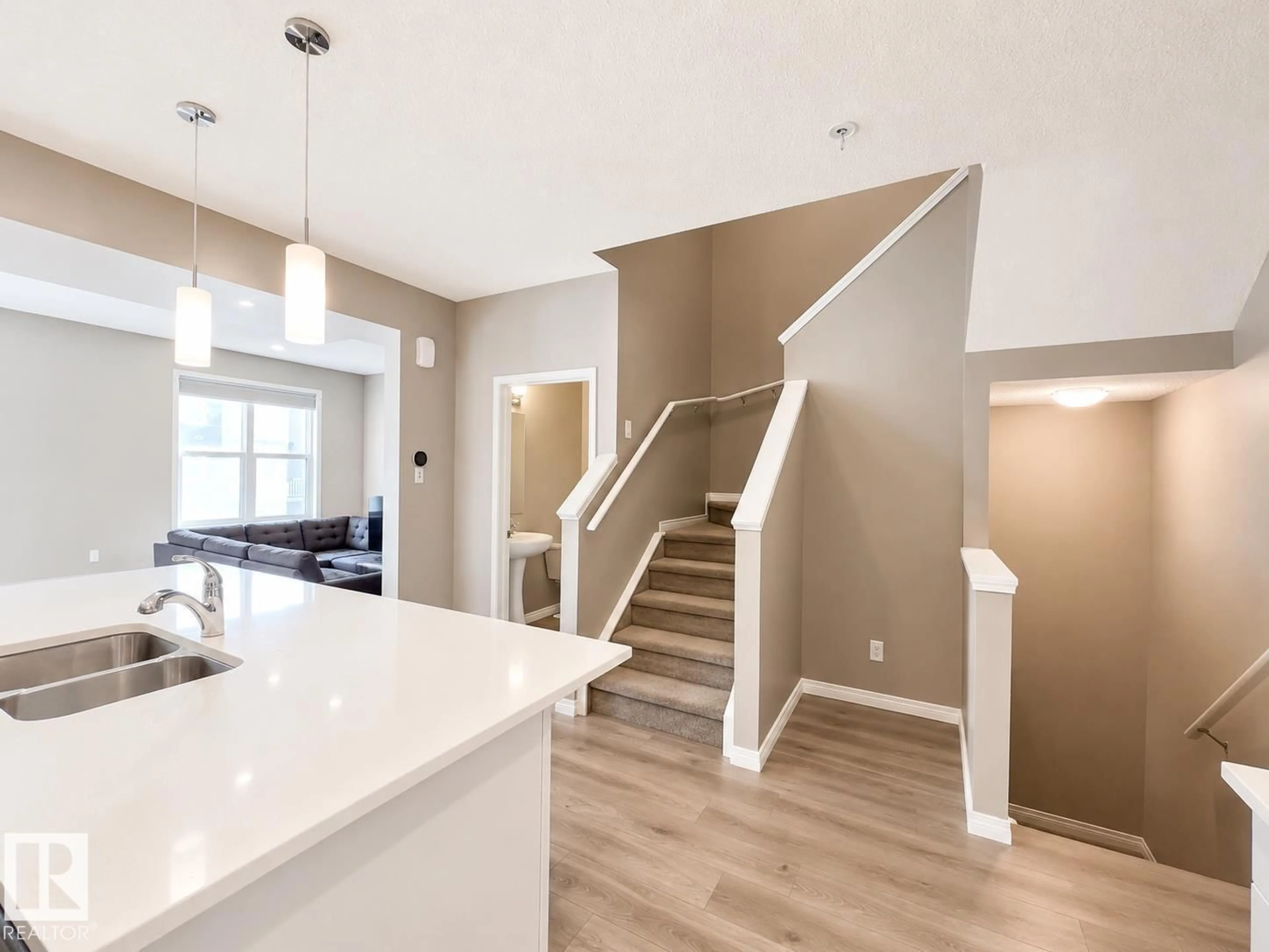 Open concept kitchen, unknown for 20104 19 AV, Edmonton Alberta T6M0X9