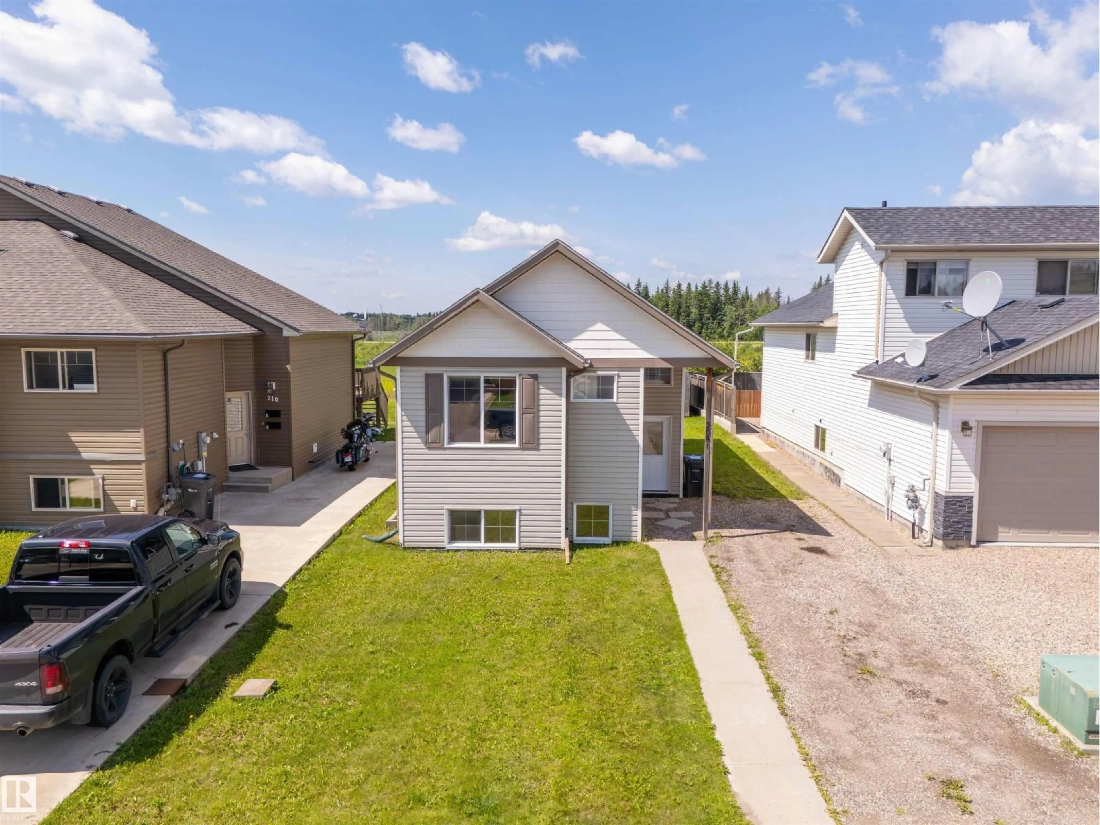 A pic from outside/outdoor area/front of a property/back of a property/a pic from drone, street for 208 26 ST, Cold Lake Alberta T9M0E3
