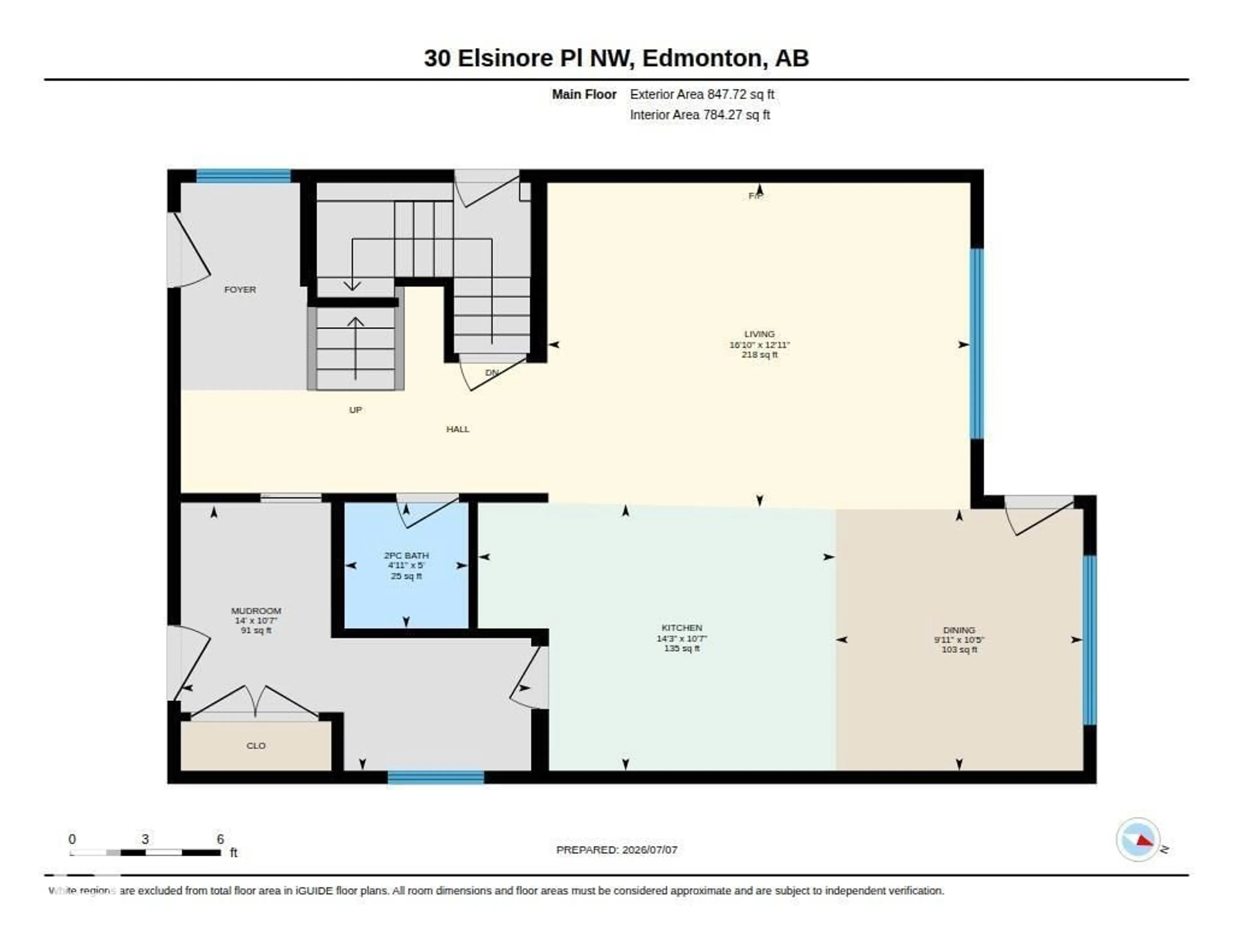 Floor plan for 30 ELSINORE PL, Edmonton Alberta T5X0M6