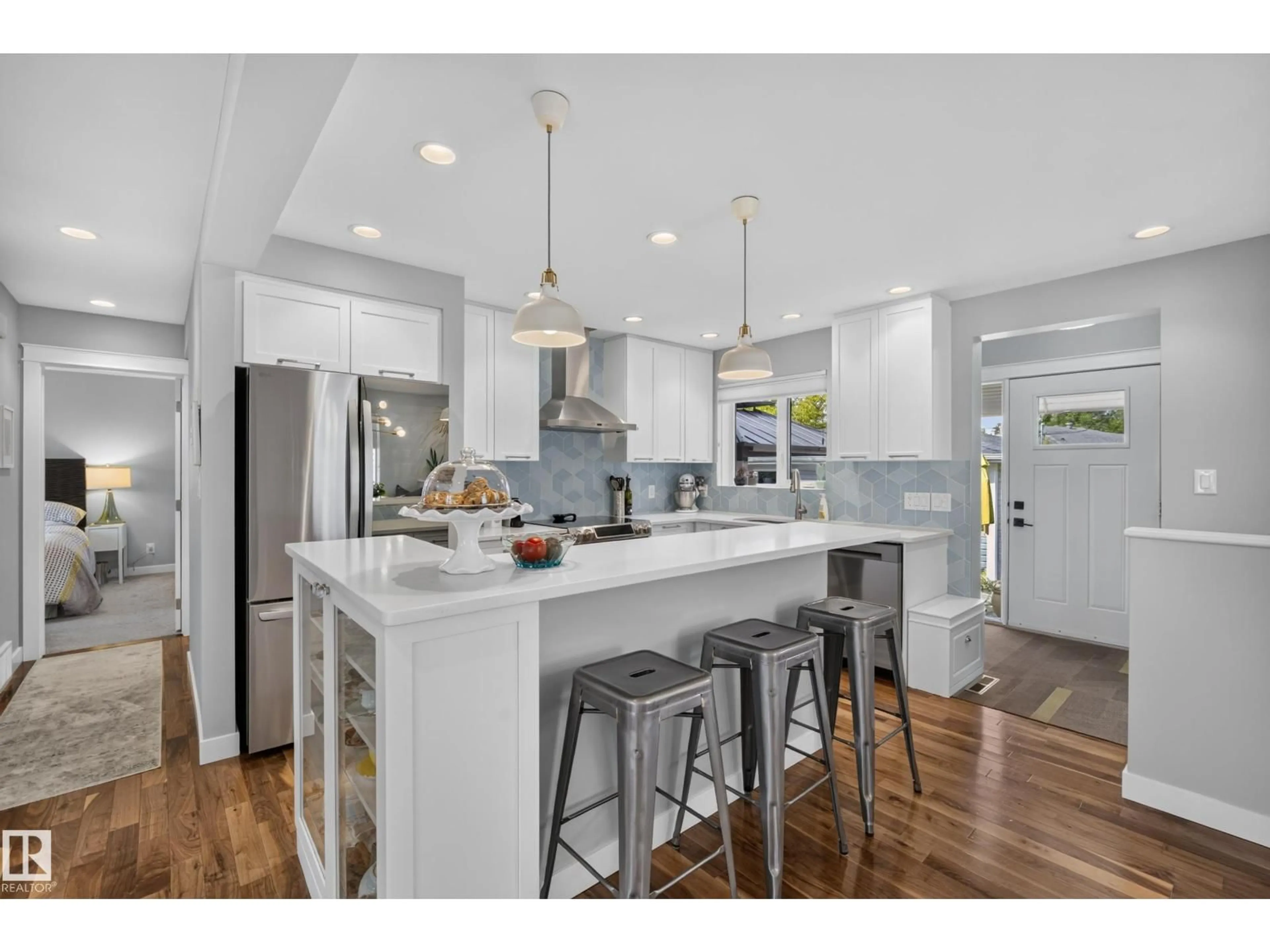 Open concept kitchen, unknown for 10804 135 ST, Edmonton Alberta T5M1J6
