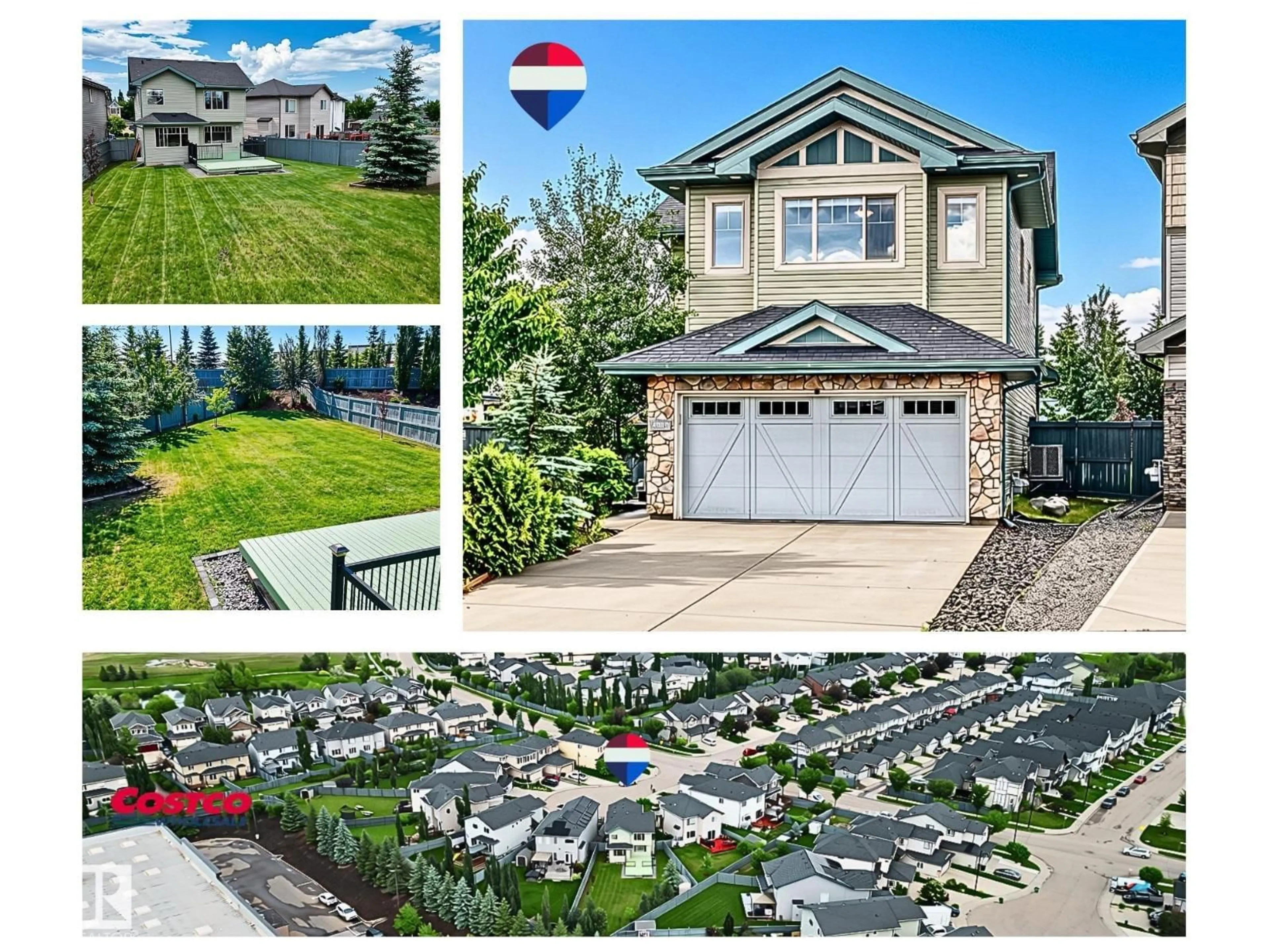 A pic from outside/outdoor area/front of a property/back of a property/a pic from drone, unknown for NW - 5009 GODSON CO, Edmonton Alberta T5T4P7
