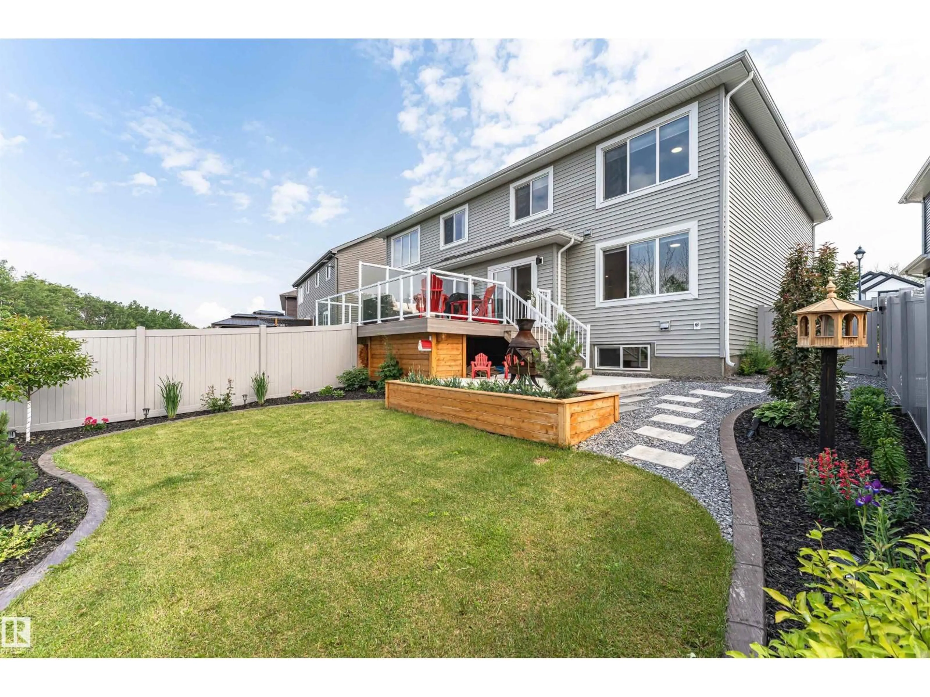 Home with vinyl exterior material, street for 102 HORTON WY, Ardrossan Alberta T8E0B2