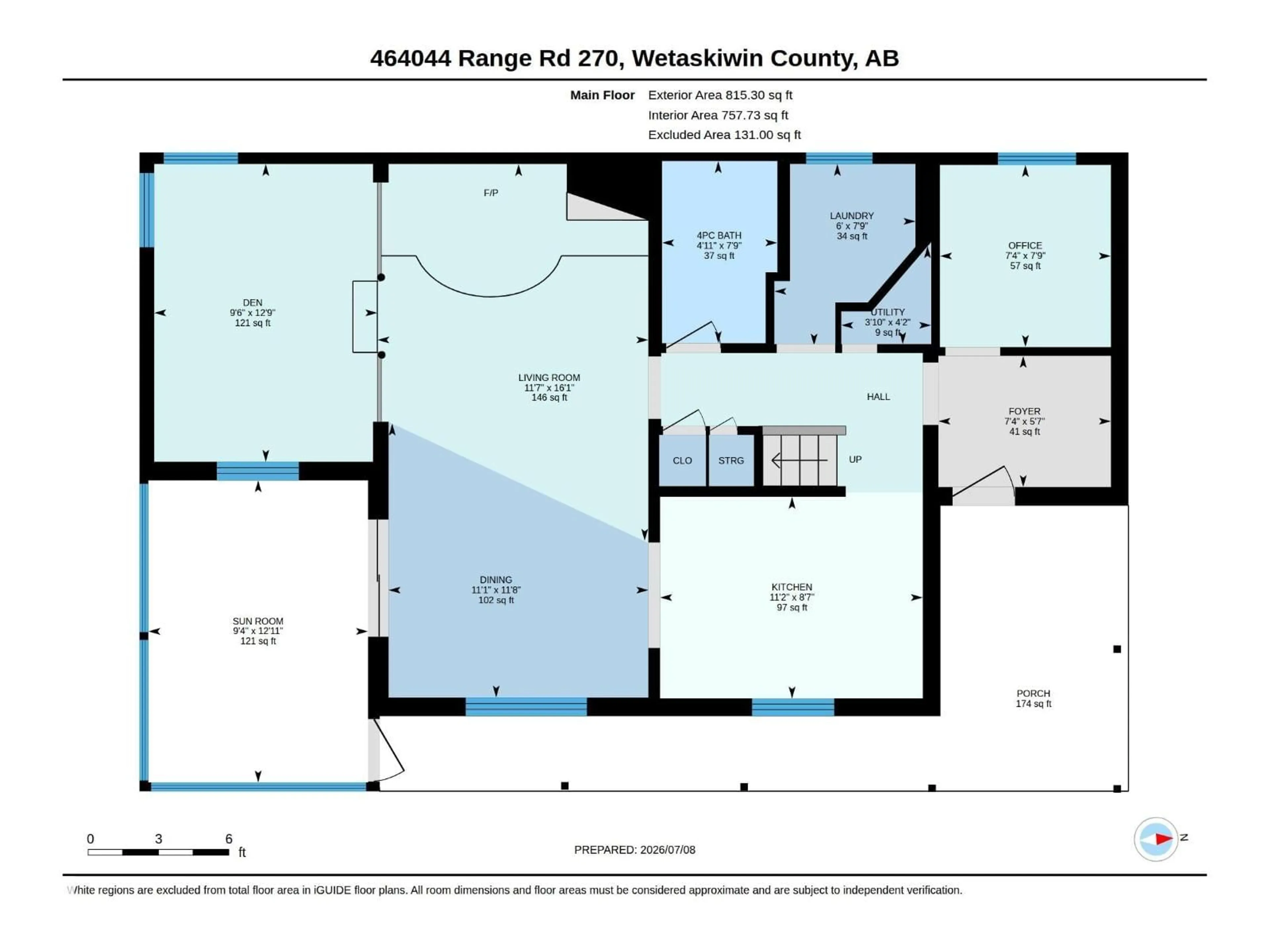 Floor plan for 464044 RGE ROAD 270, Rural Wetaskiwin County Alberta T9A1X2