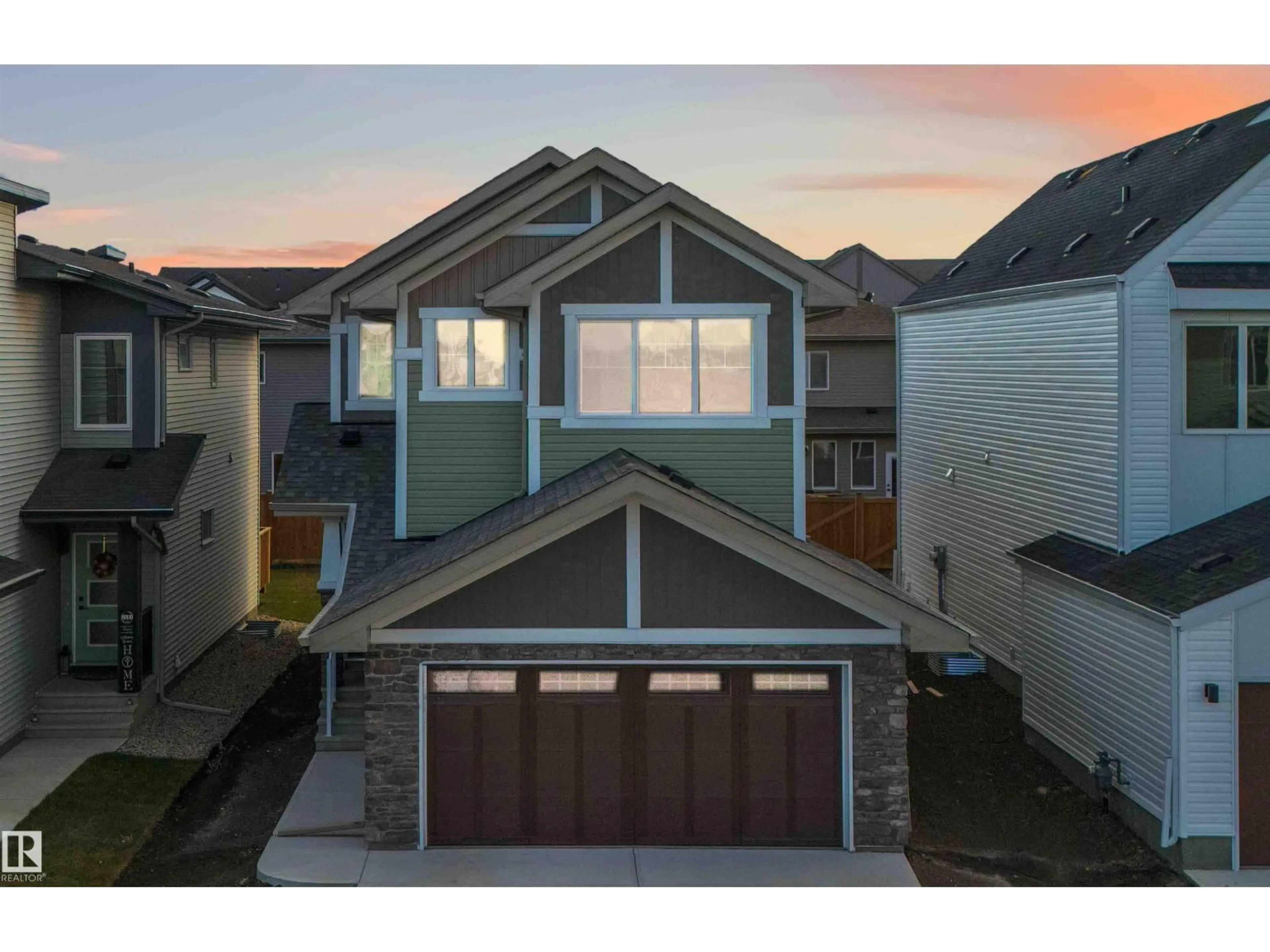 A pic from outside/outdoor area/front of a property/back of a property/a pic from drone, mountain view for 2503 194 ST NW, Edmonton Alberta T6M1P5