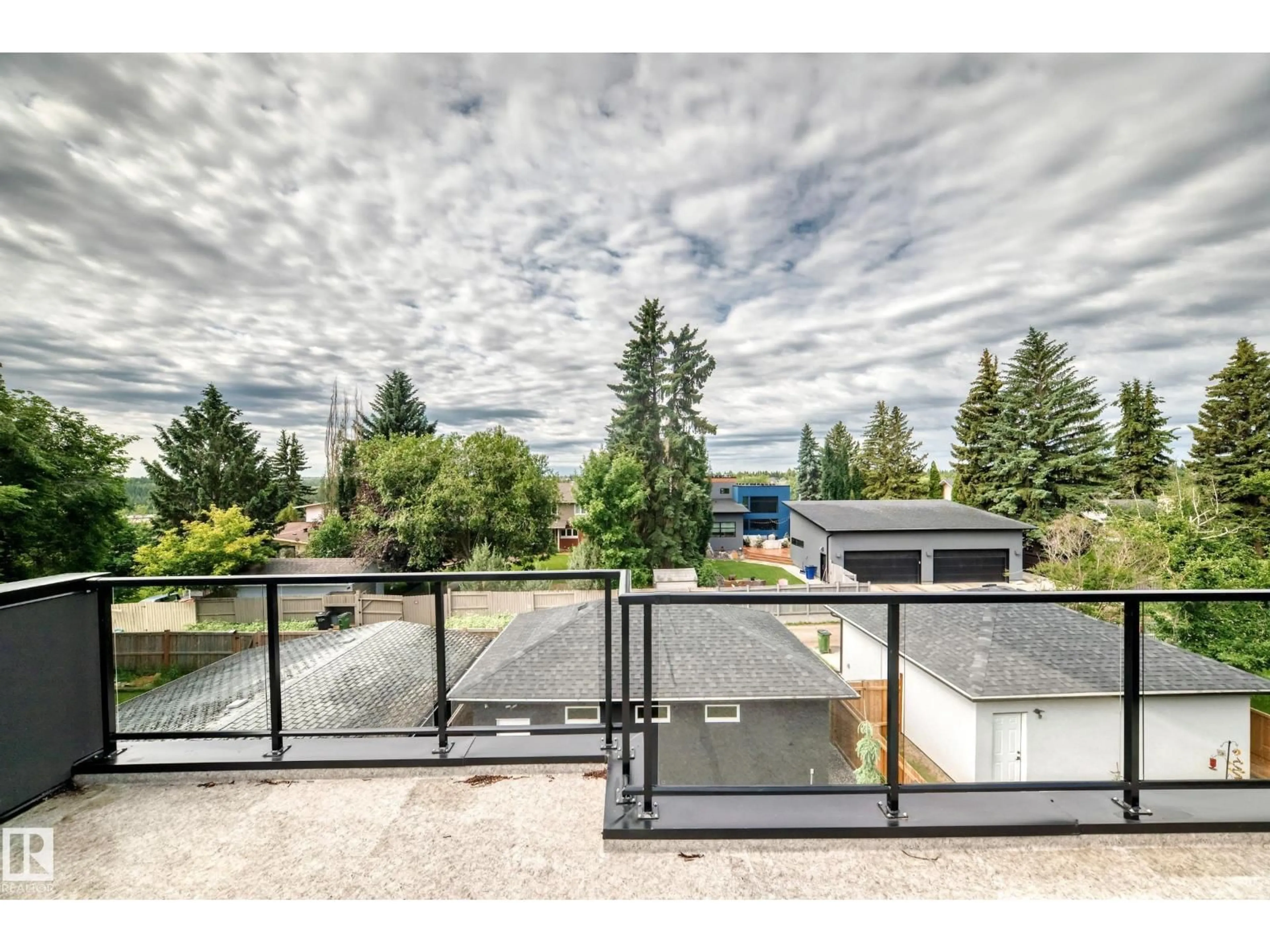 A pic from outside/outdoor area/front of a property/back of a property/a pic from drone, city buildings view from balcony for 12631 52 AV, Edmonton Alberta T6H0P6