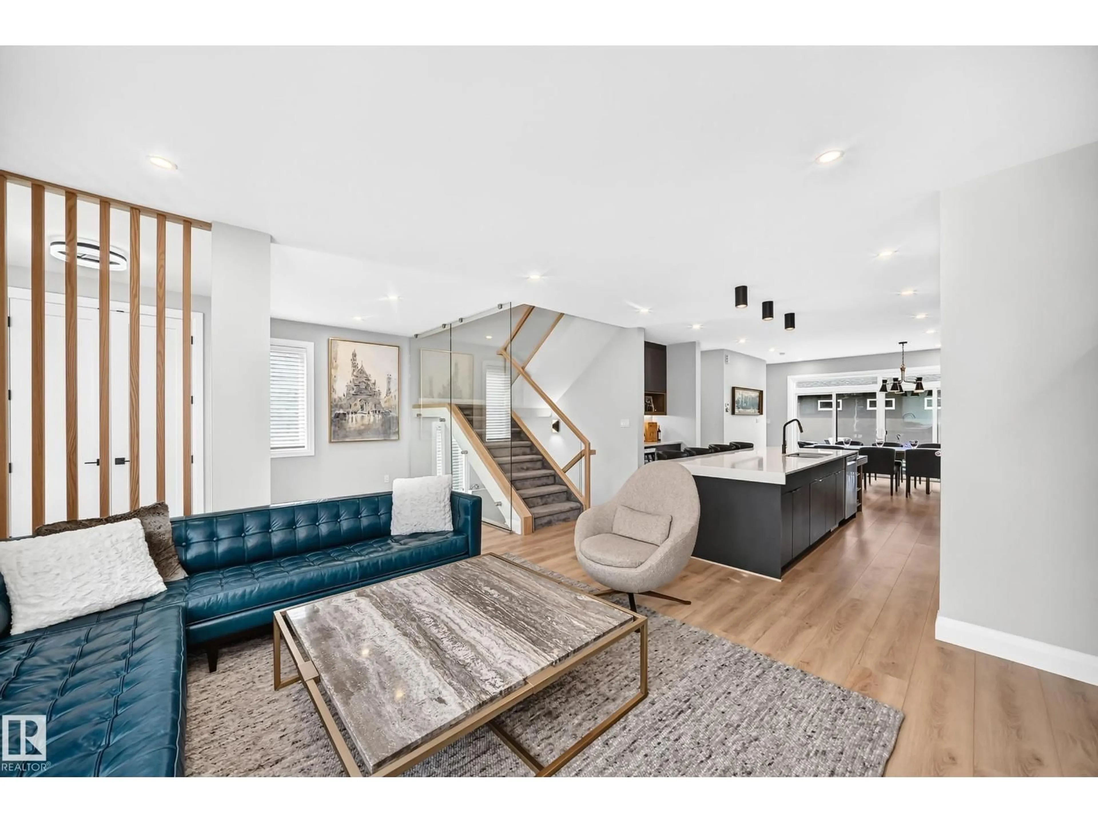 Living room with furniture, unknown for 12631 52 AV, Edmonton Alberta T6H0P6
