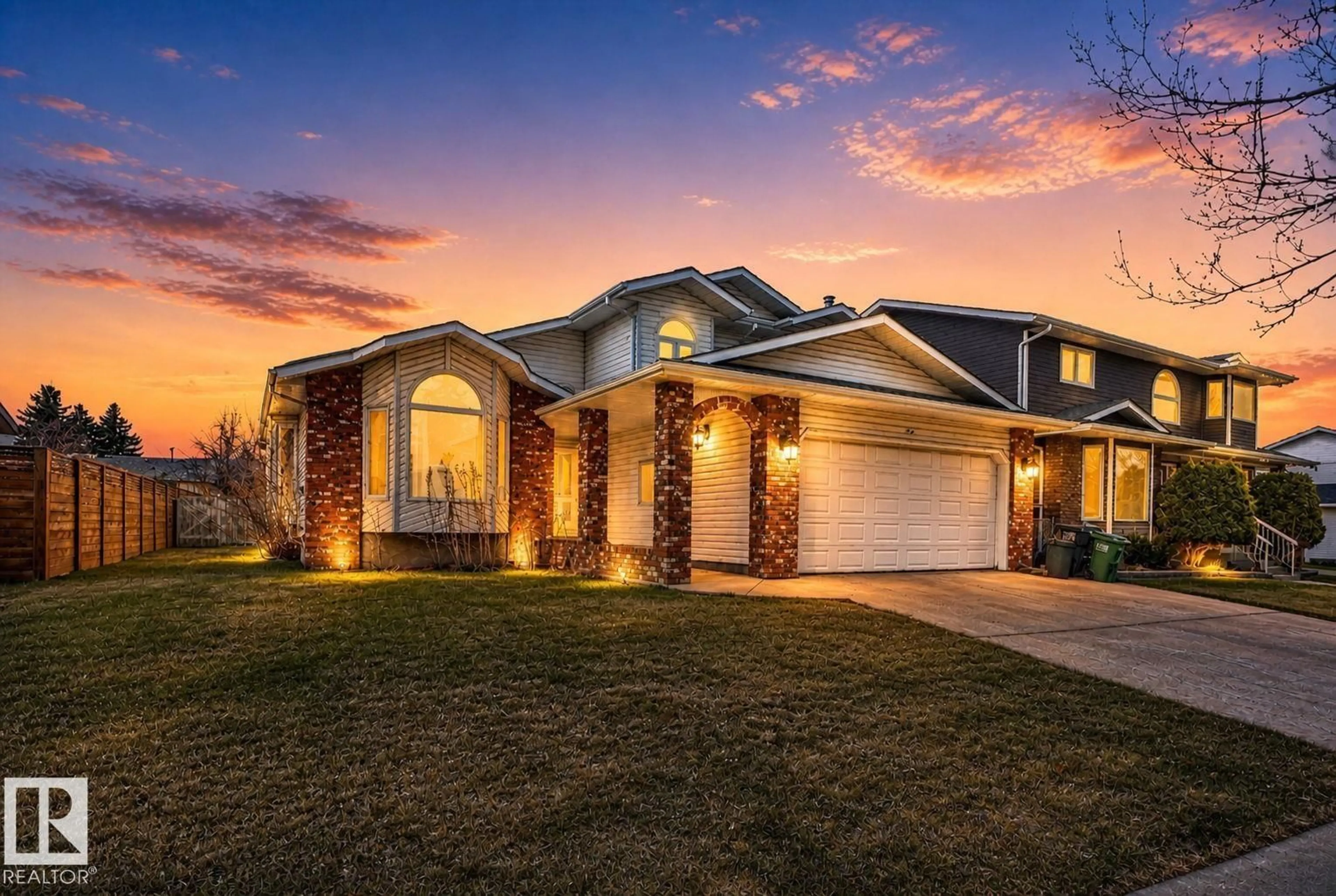 Home with brick exterior material, street for 5612 MCLEOD RD, Edmonton Alberta T5A4R3