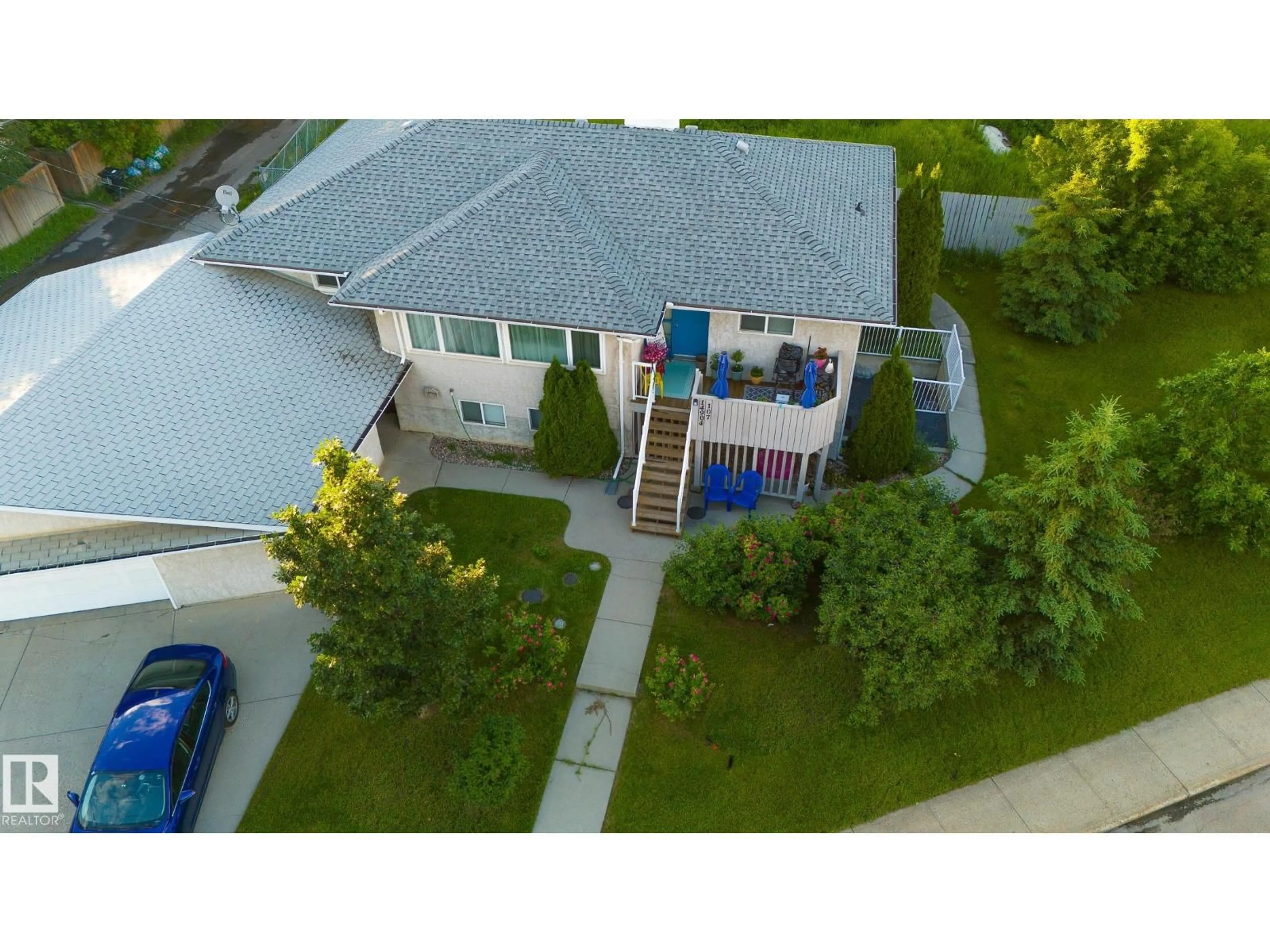 A pic from outside/outdoor area/front of a property/back of a property/a pic from drone, street for NW - 14904 107 AV, Edmonton Alberta T5P4Z2
