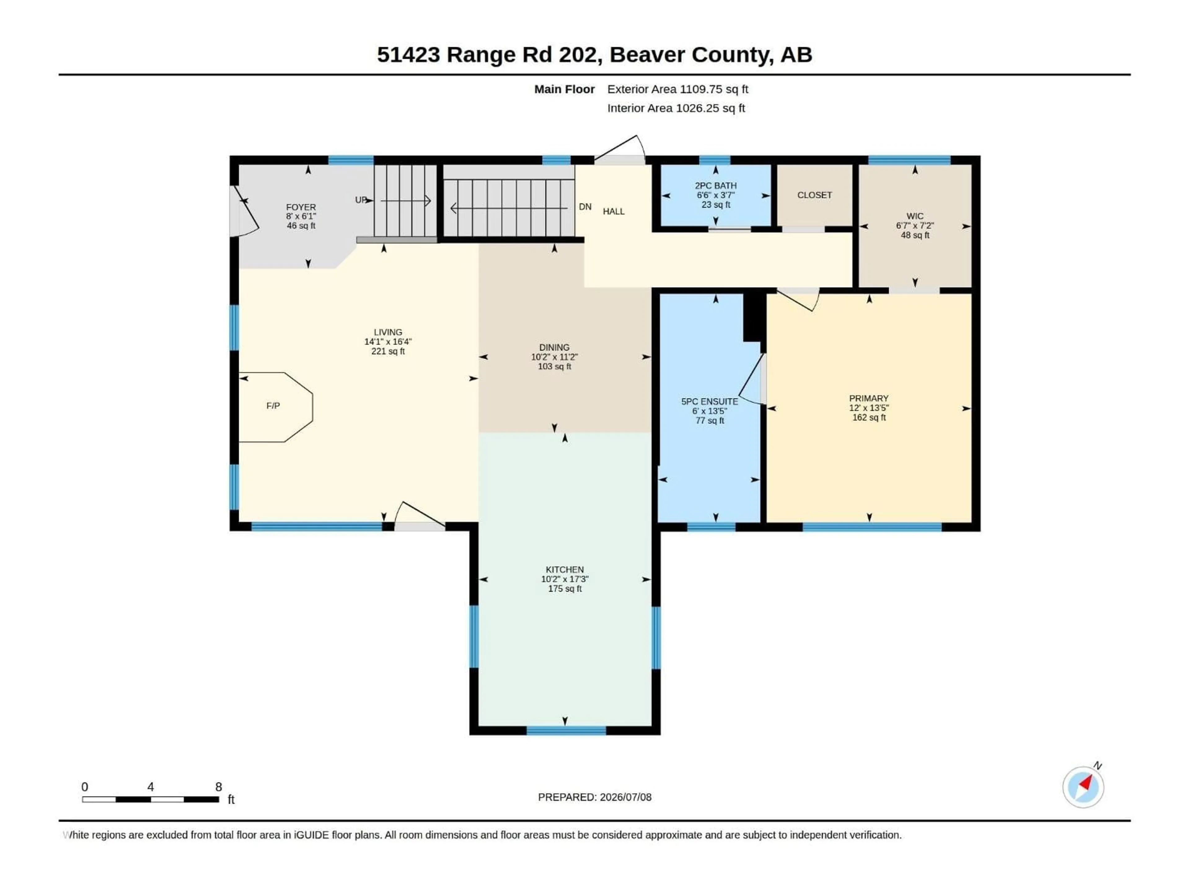Floor plan for 51423 - 31 RANGE ROAD 202, Rural Beaver County Alberta T0B4J1