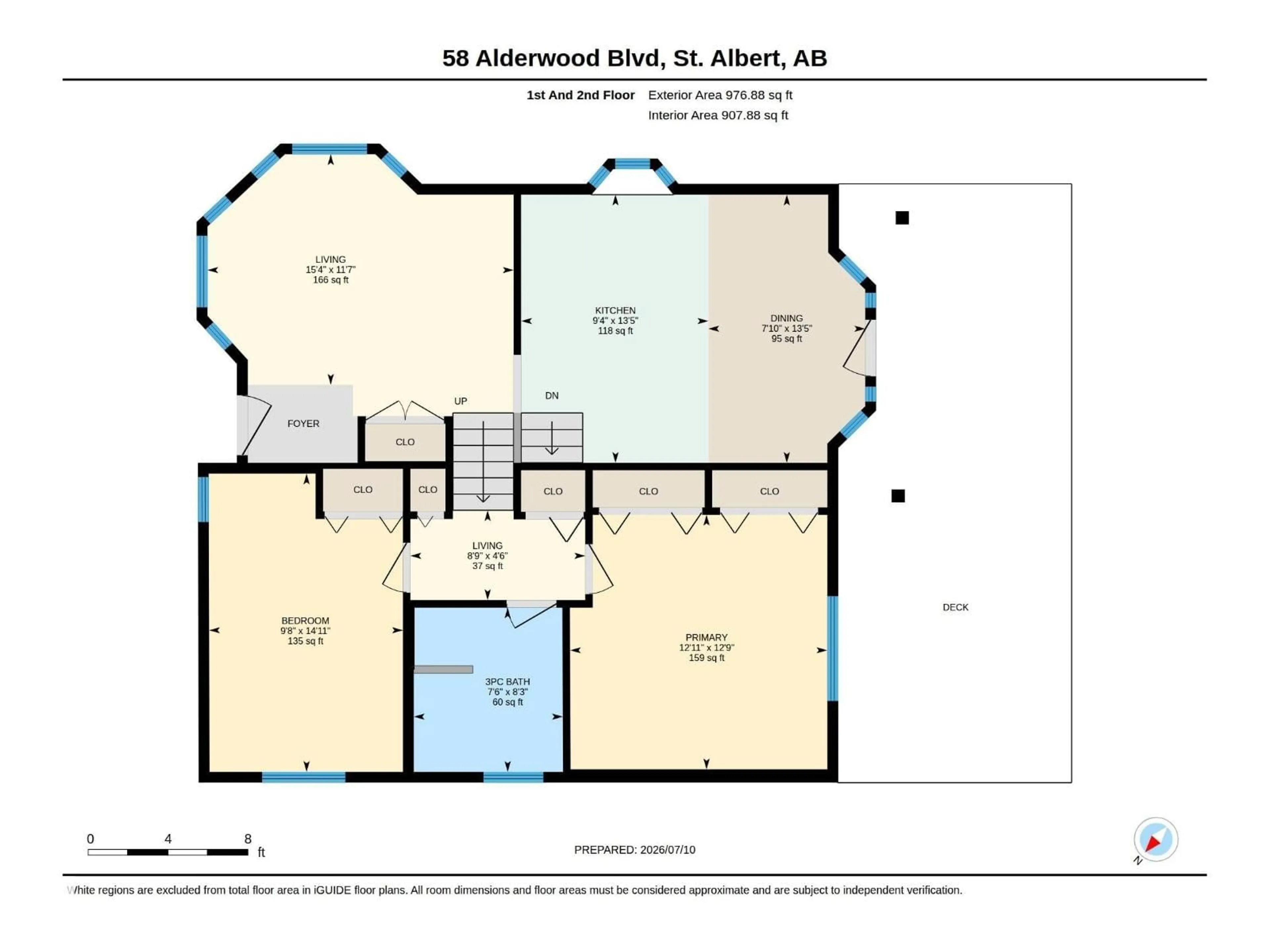 Floor plan for 58 ALDERWOOD BV, St. Albert Alberta T8N3Z6