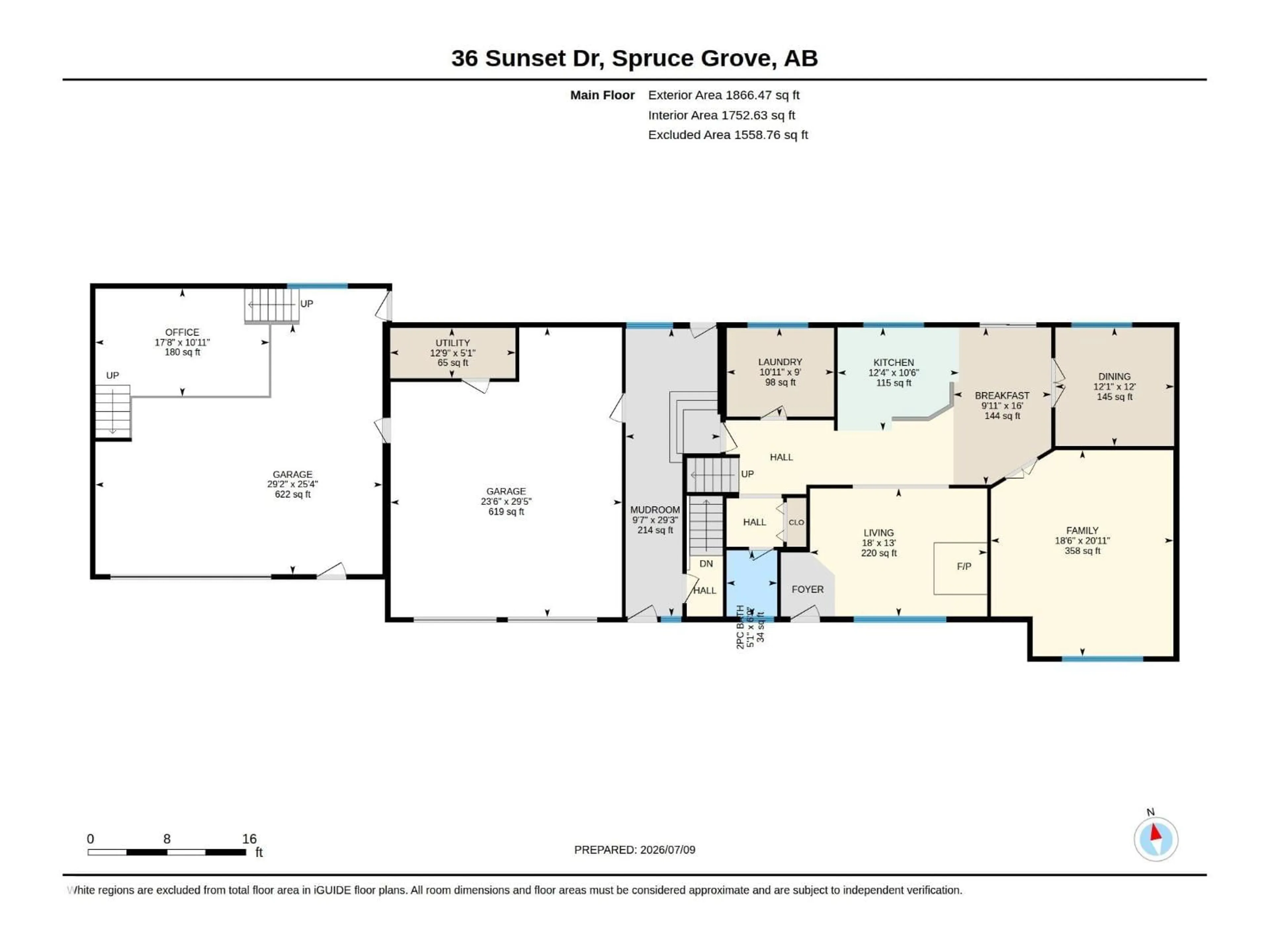 Floor plan for #37 - 51528 RGE ROAD 262, Rural Parkland County Alberta T6Y1C1