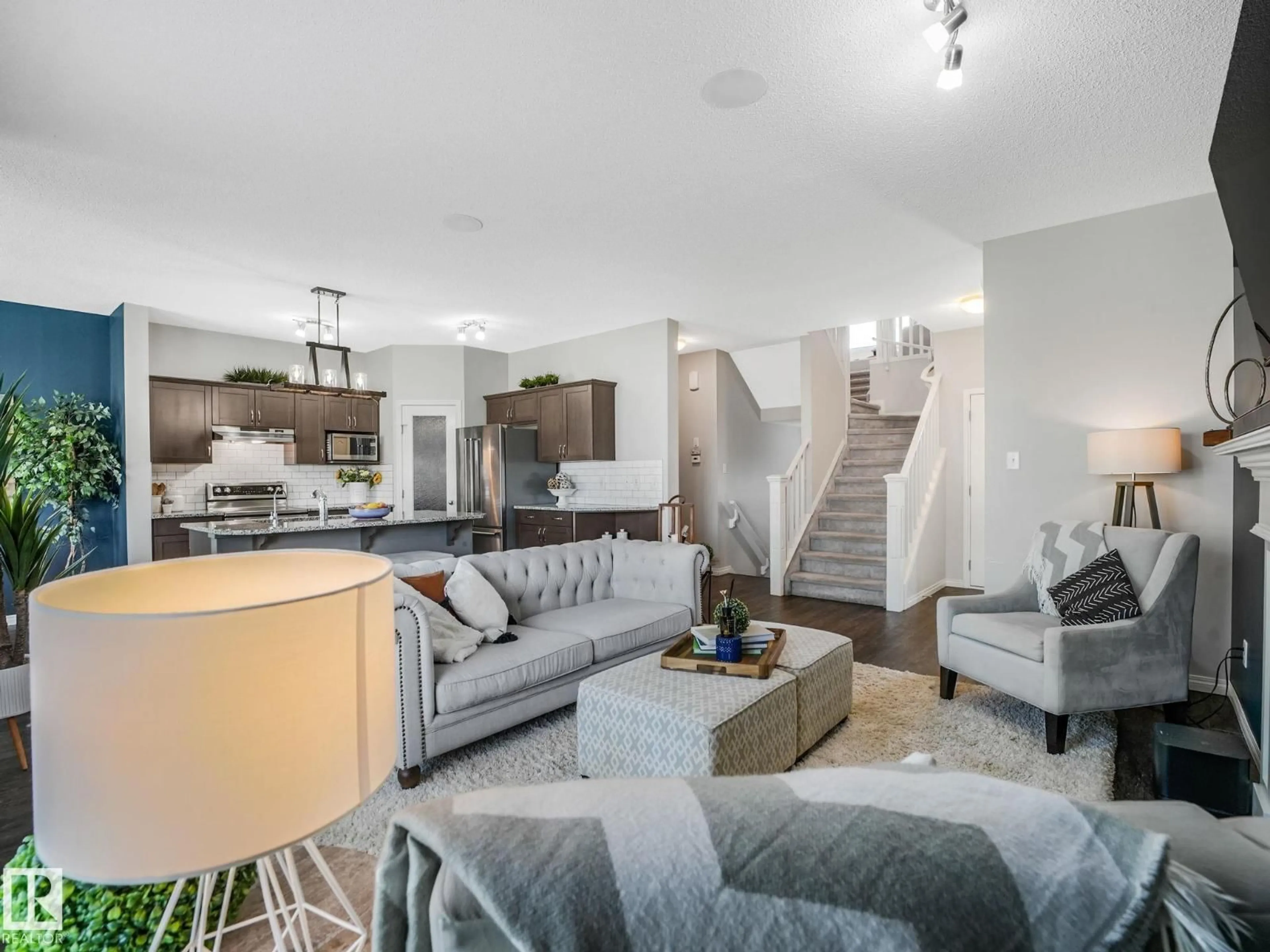 Living room with furniture, unknown for 14 SUMAC LN, Sherwood Park Alberta T8H0Z5