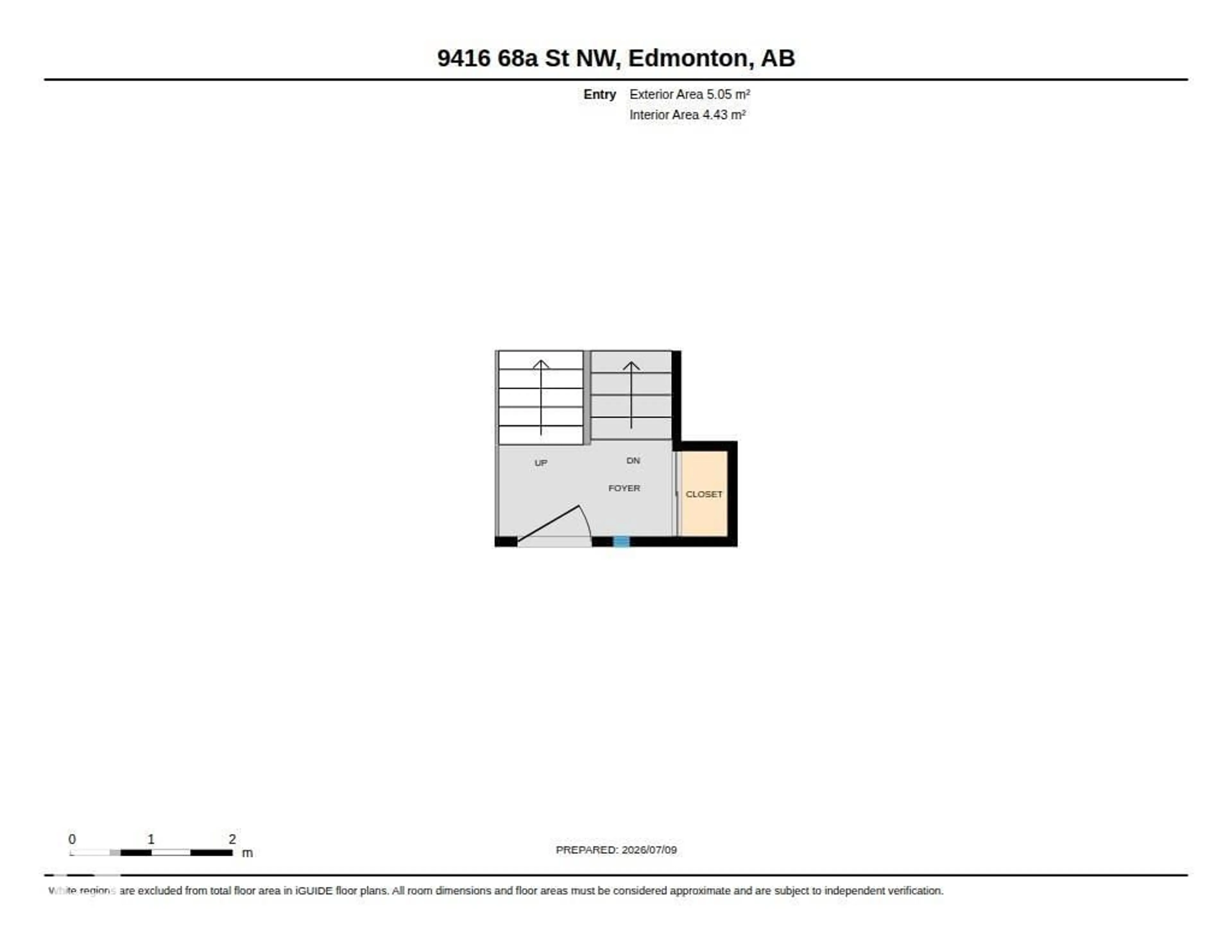 Floor plan for NW - 9416 68A ST, Edmonton Alberta T6B1T8