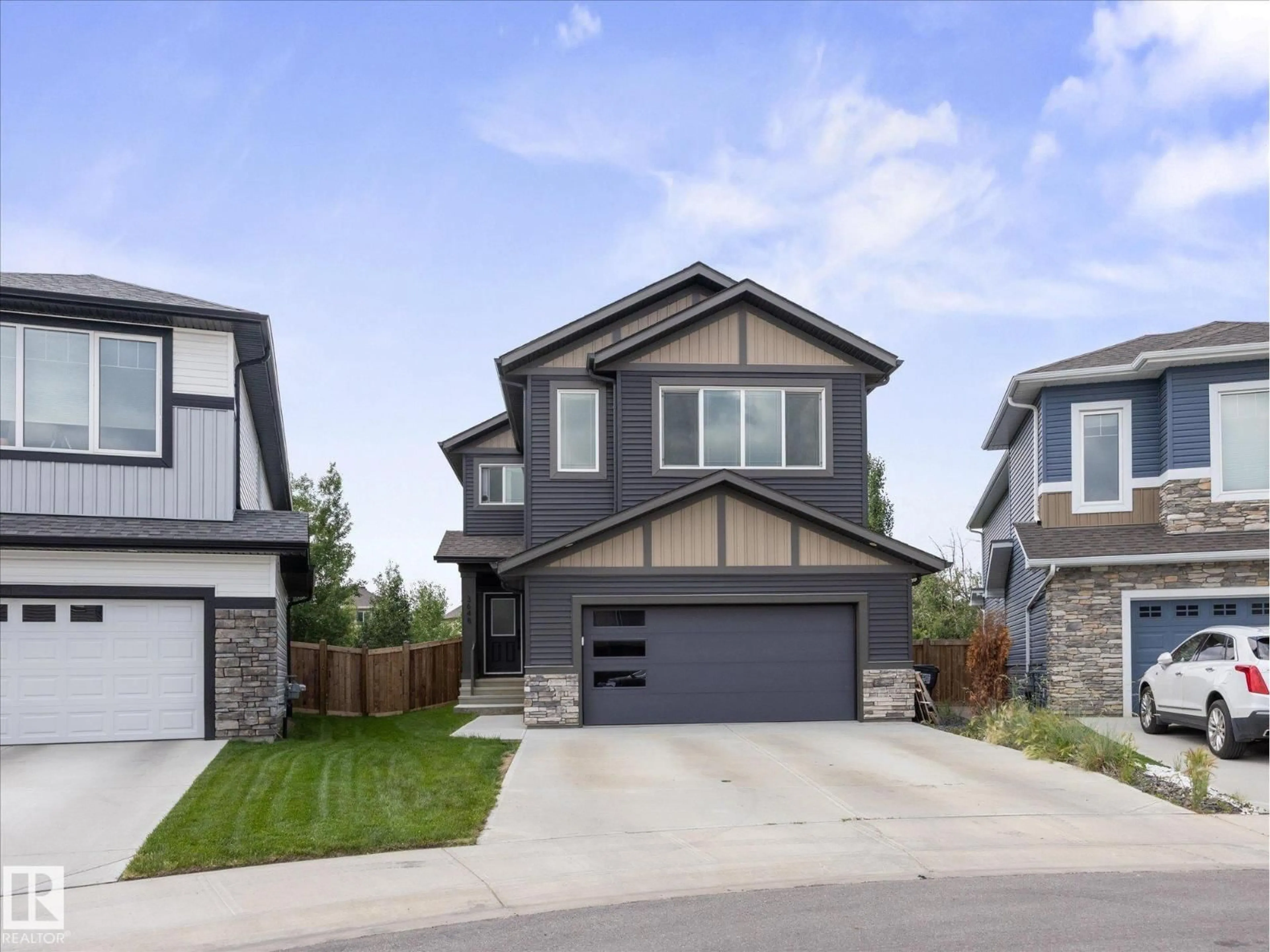 Home with vinyl exterior material, street for 3648 6 ST, Edmonton Alberta T5T2L5