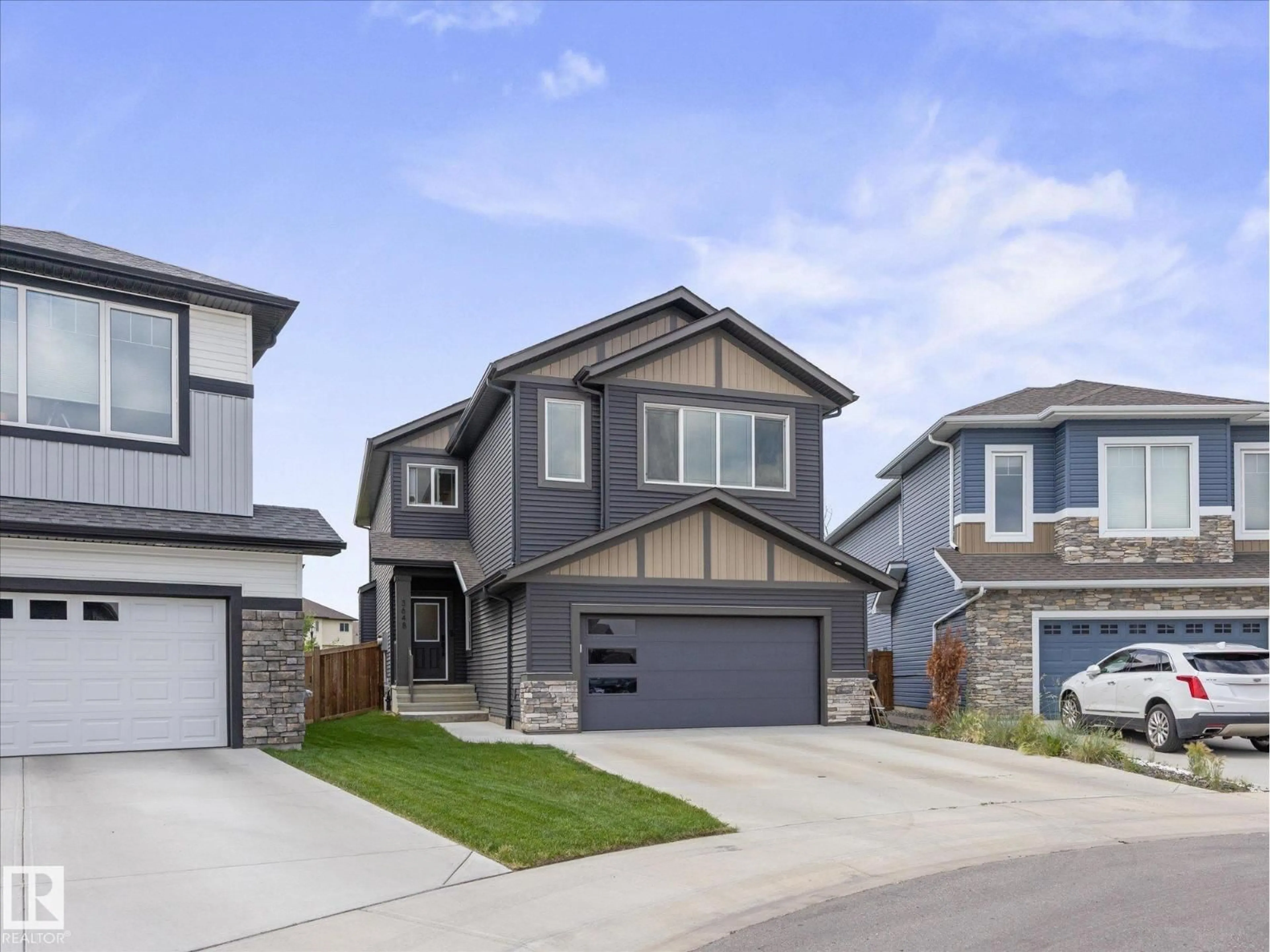 Home with vinyl exterior material, street for 3648 6 ST, Edmonton Alberta T5T2L5