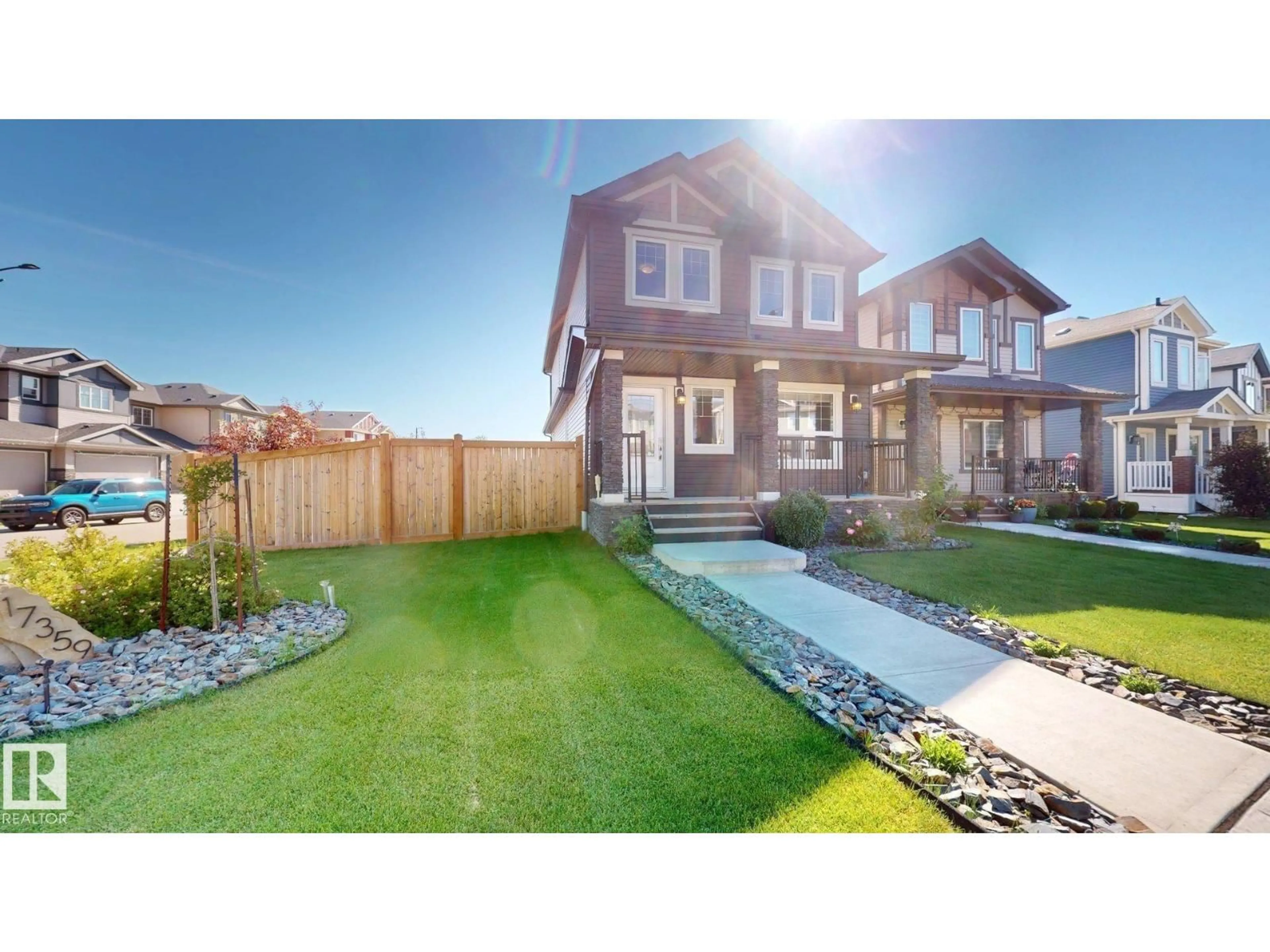 A pic from outside/outdoor area/front of a property/back of a property/a pic from drone, street for NW - 17359 49 ST, Edmonton Alberta T5Y3W1