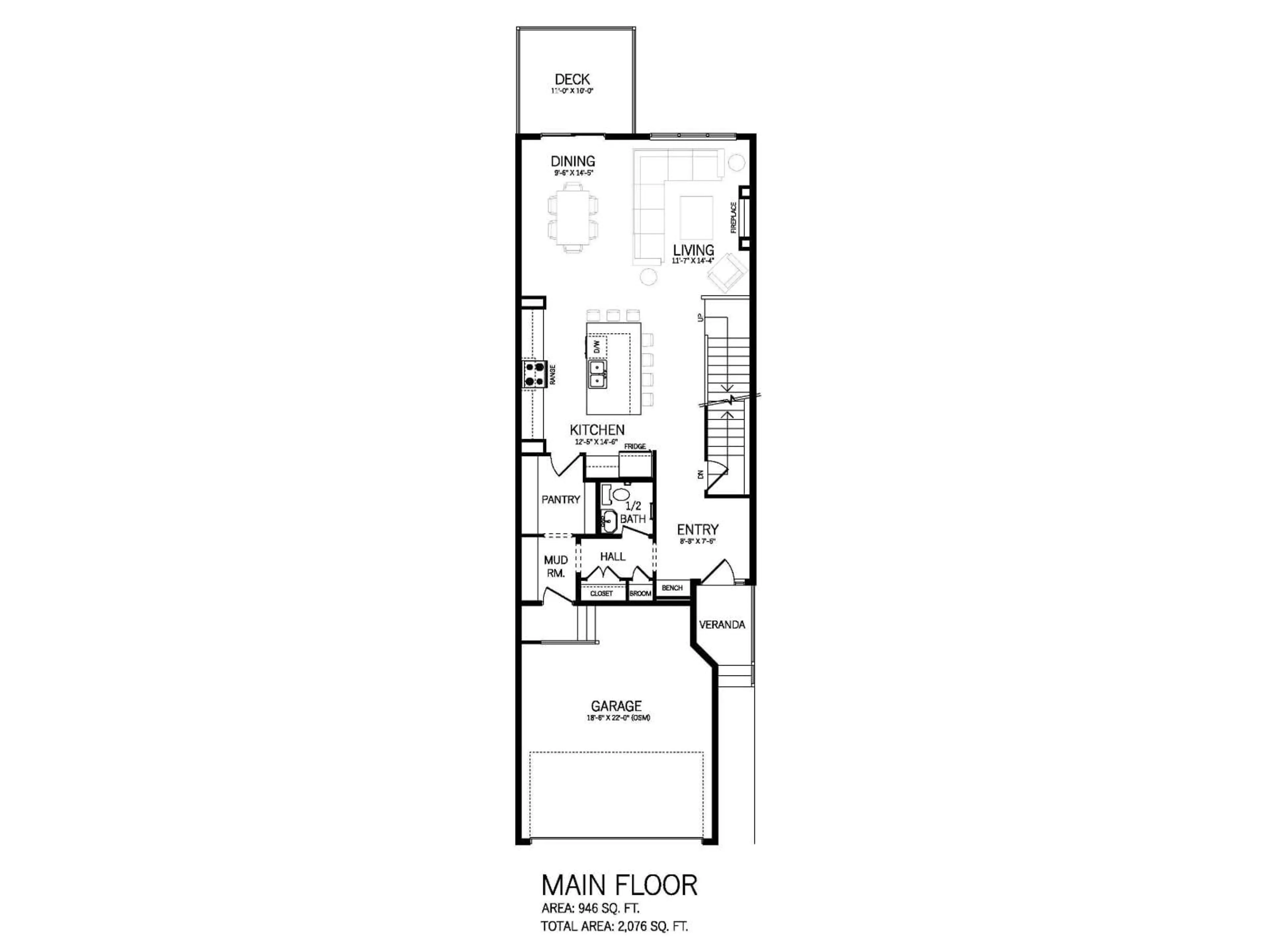 Floor plan for 7607 KIMIWAN CR, Edmonton Alberta T6W5V9
