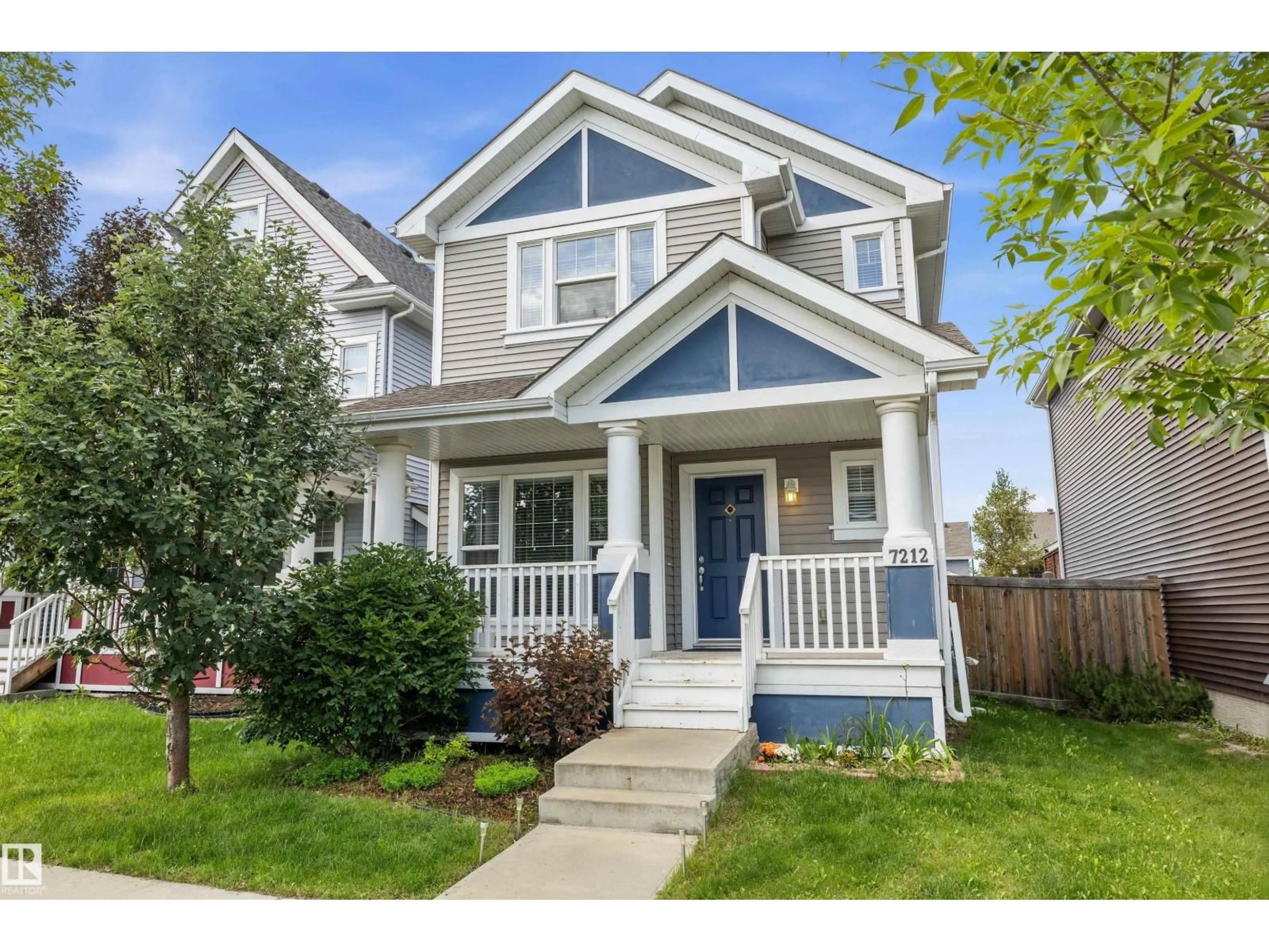 Home with vinyl exterior material, street for SW - 7212 23 AV, Edmonton Alberta T6X0V5