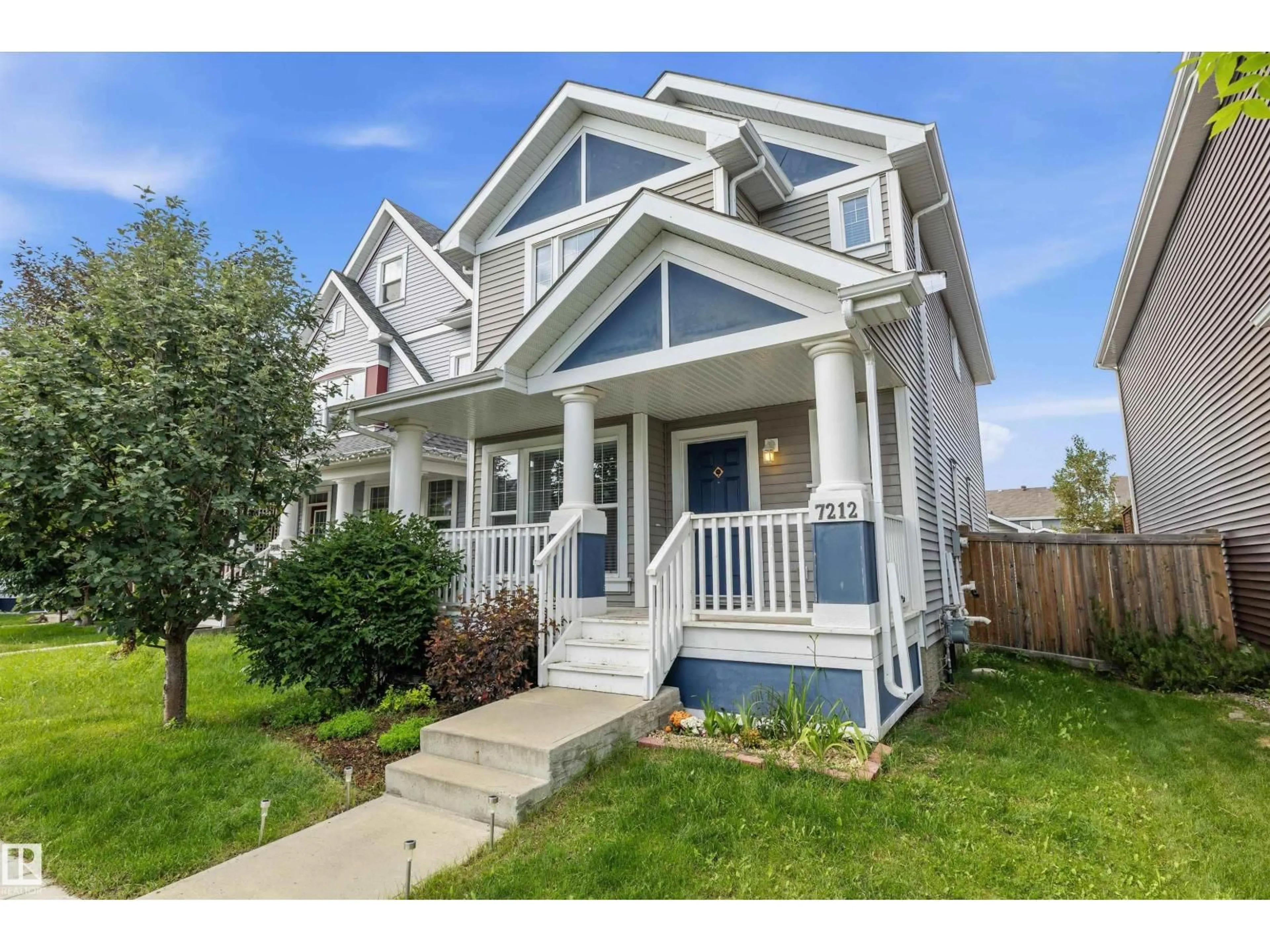 Home with vinyl exterior material, street for SW - 7212 23 AV, Edmonton Alberta T6X0V5
