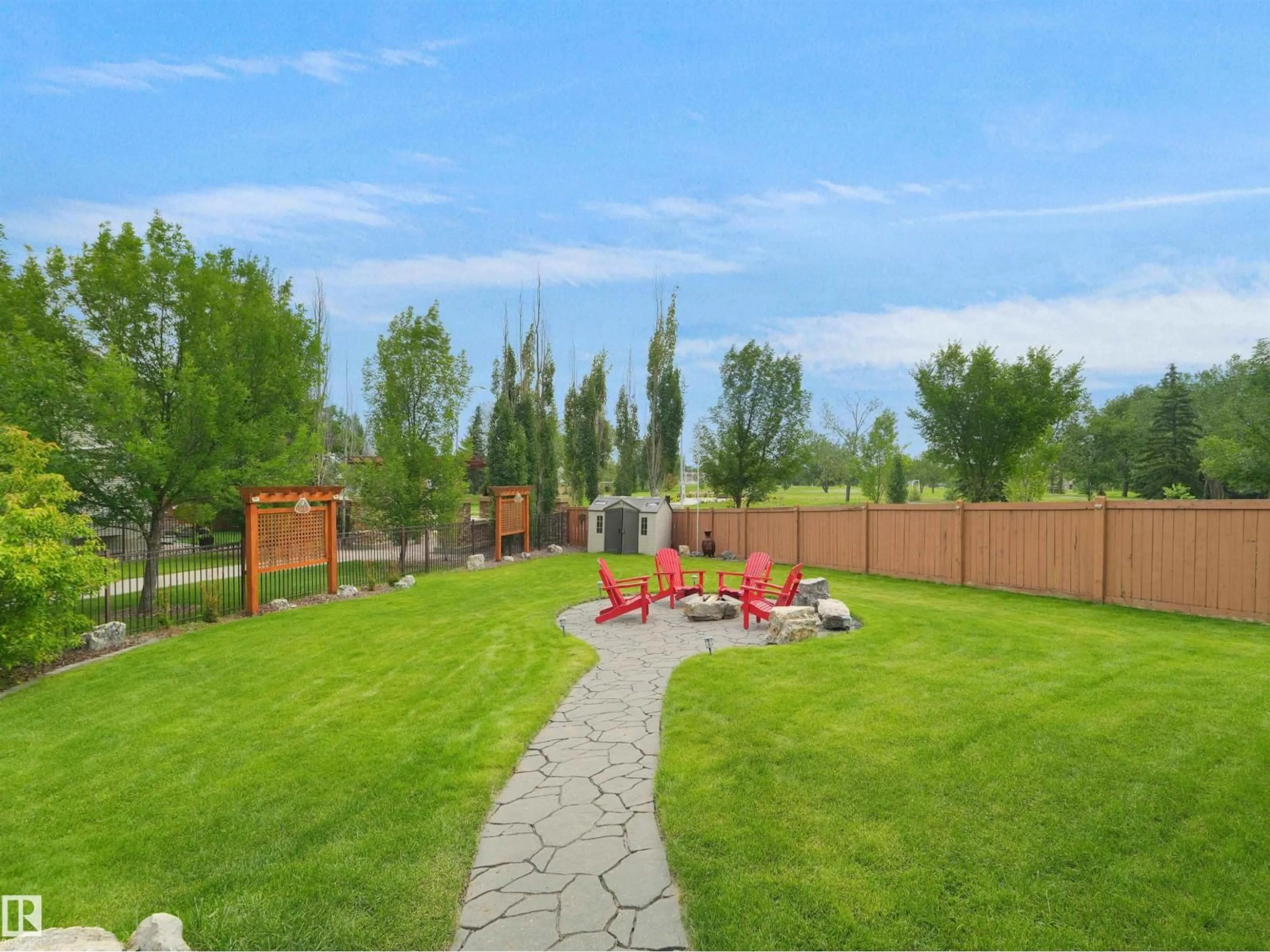 Patio, mountain view for 3704 141 AV, Edmonton Alberta T5Y0E3
