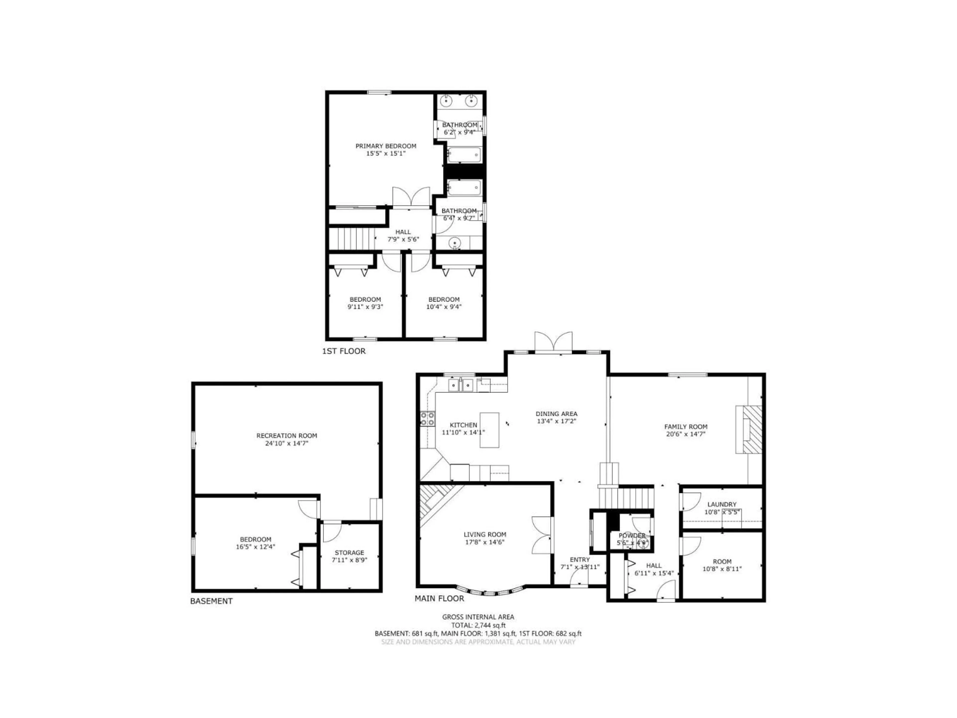 Floor plan for 4308 41A ST, Bonnyville Town Alberta T9N1W3
