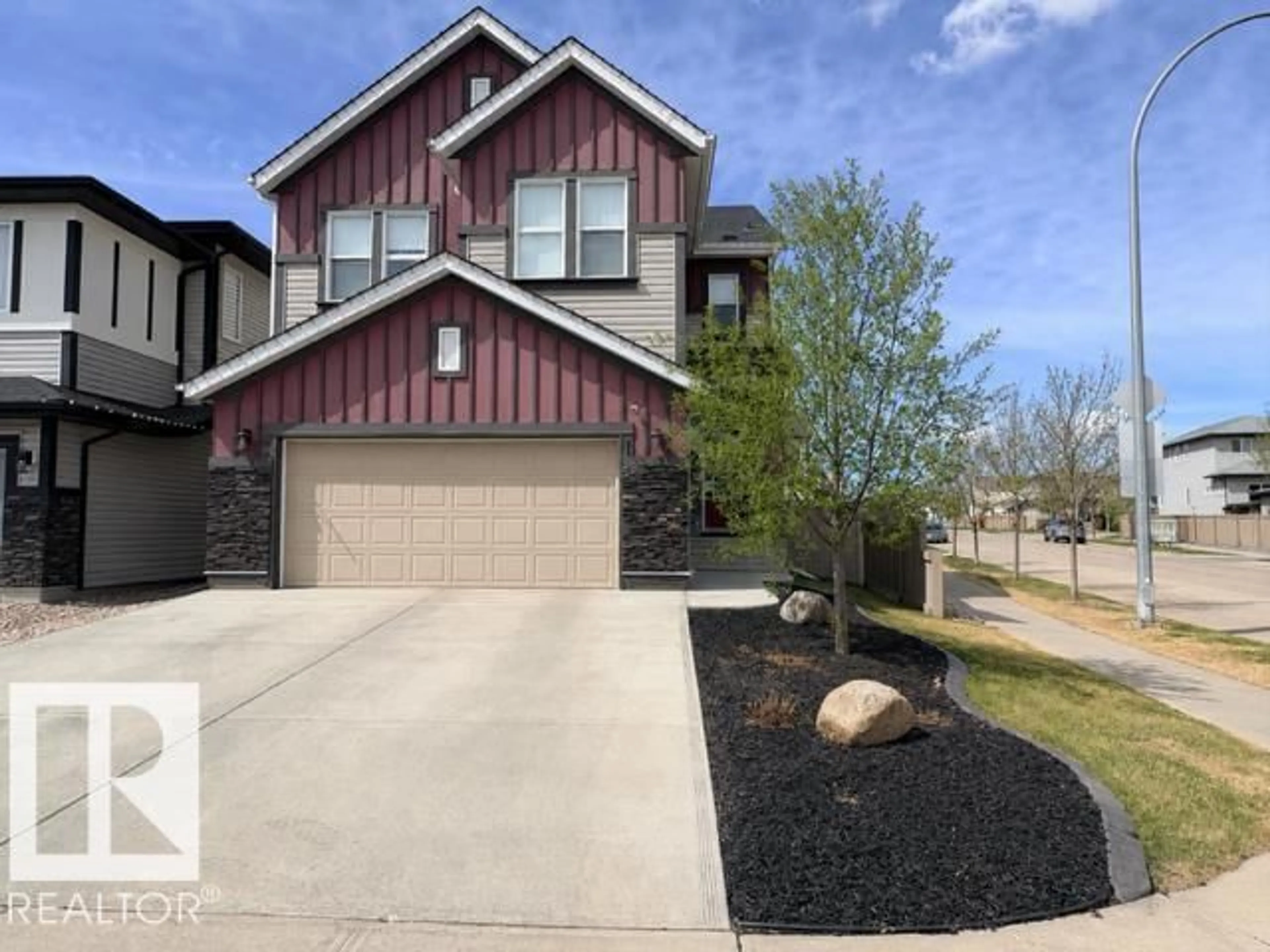 Home with brick exterior material, street for 1351 SECORD LANDING LD, Edmonton Alberta T5T5W7