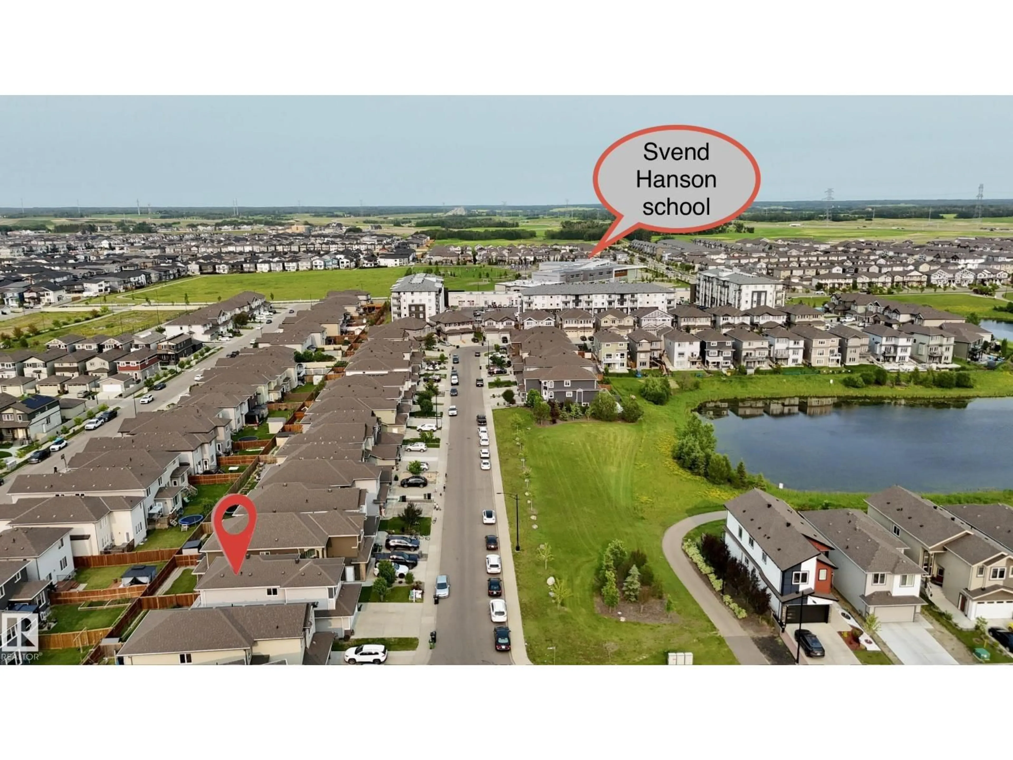 A pic from outside/outdoor area/front of a property/back of a property/a pic from drone, unknown for 2630 16A AVE AVE, Edmonton Alberta T6T2H6