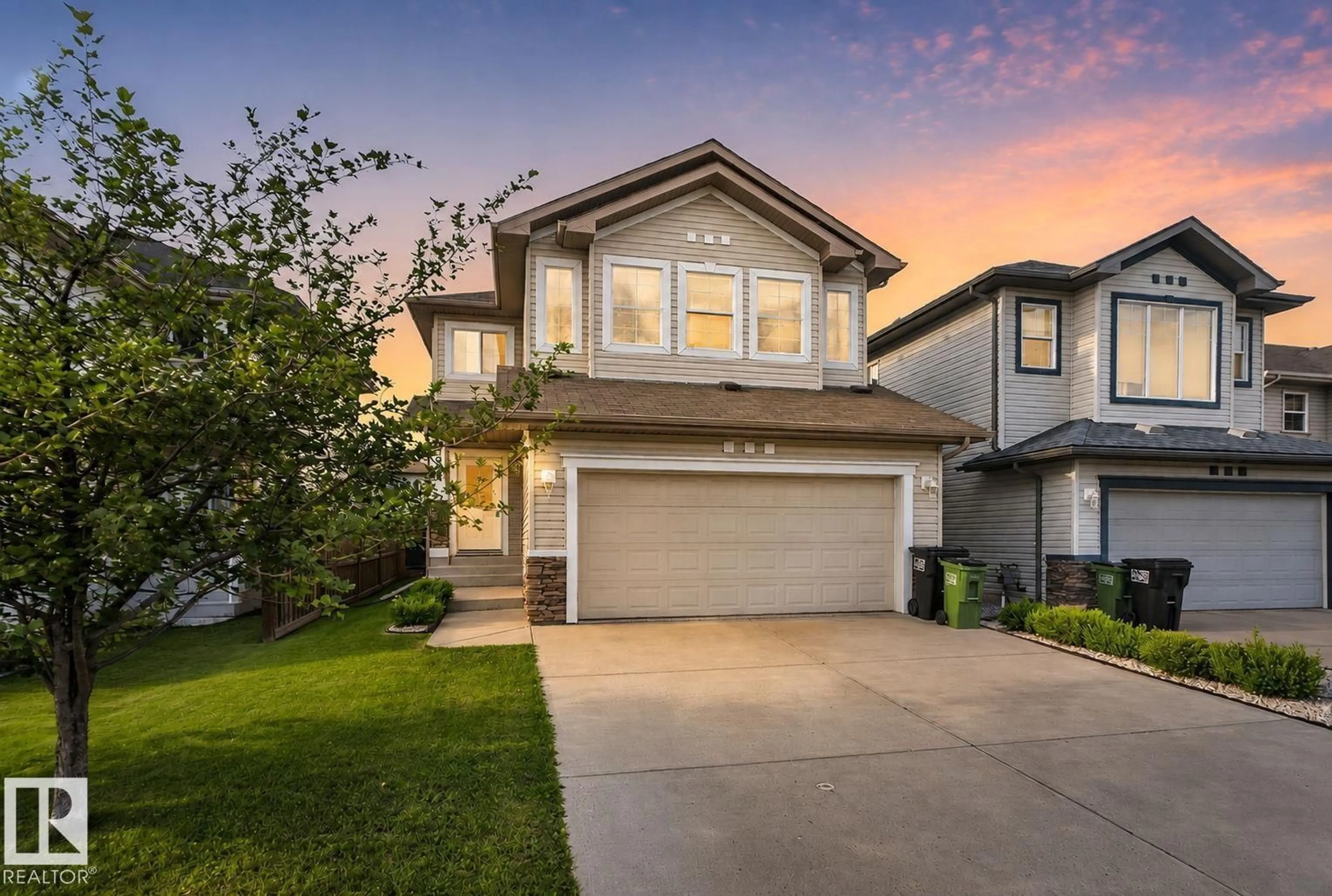 Home with vinyl exterior material, street for NW - 7858 170A AV, Edmonton Alberta T5Z0C9