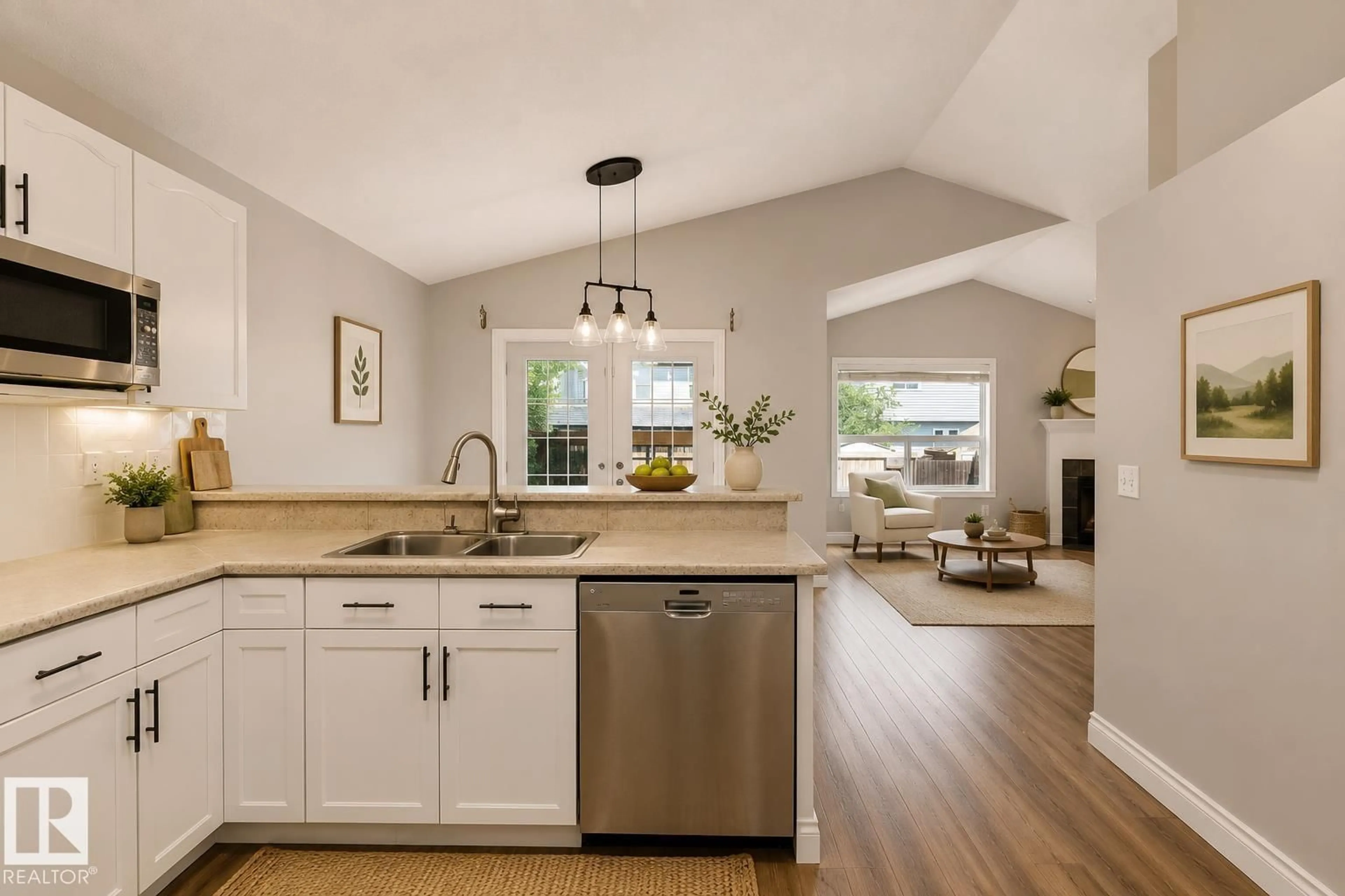 Open concept kitchen, unknown for 13540 141 AV, Edmonton Alberta T6V1W7
