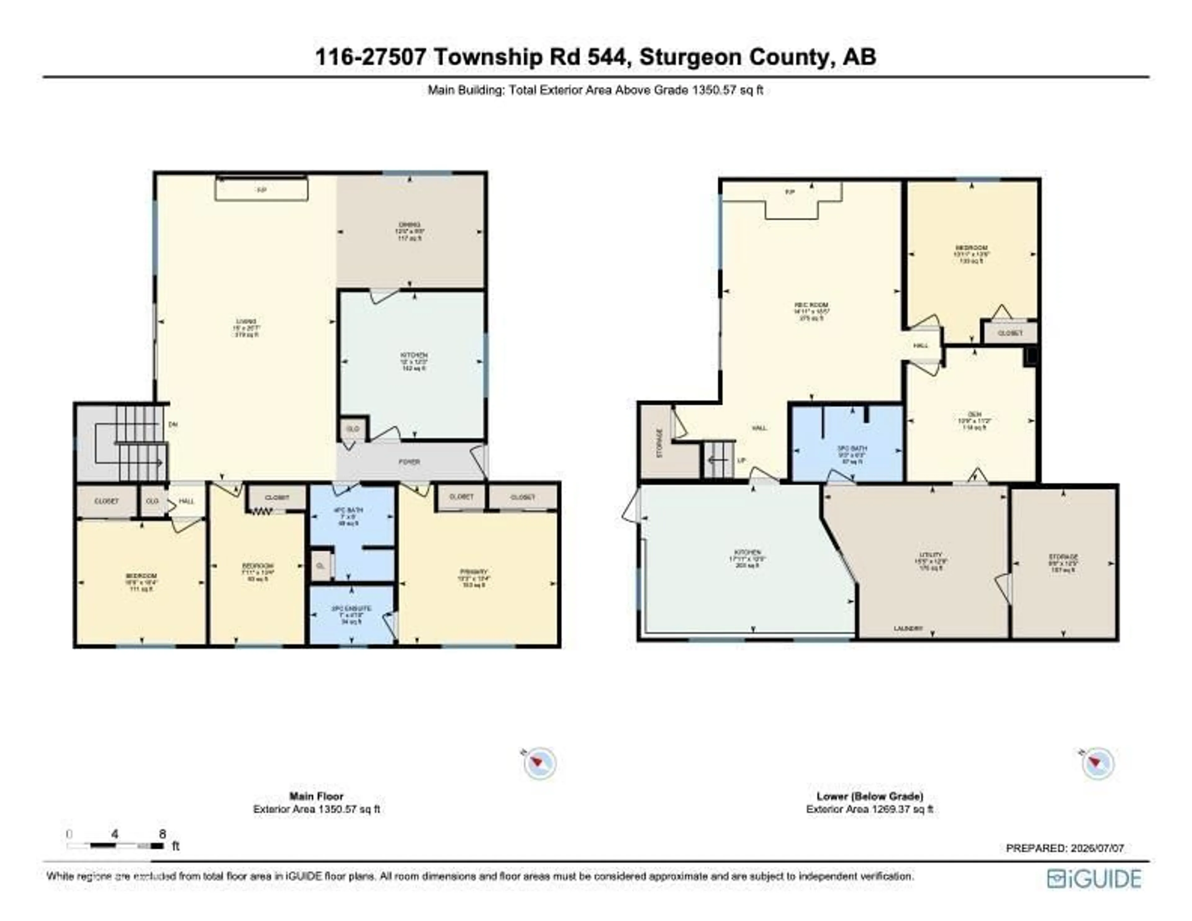 Floor plan for 27507 - 116 TWP ROAD 544 ROAD, Rural Sturgeon County Alberta T8R2B5